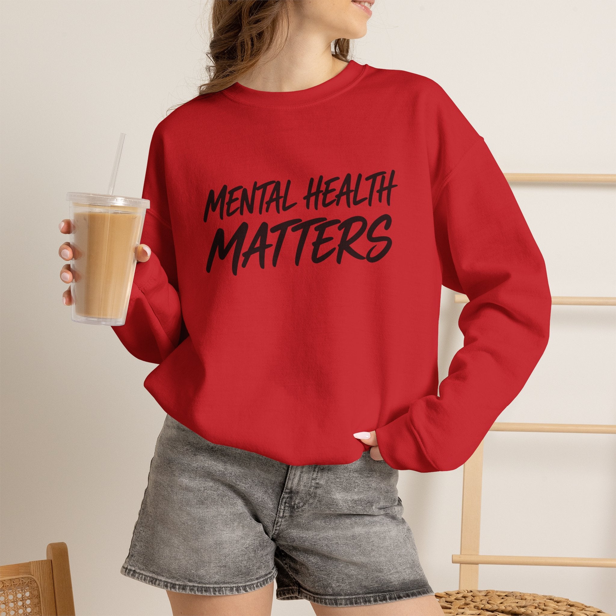 Mental Health Matters Sweatshirt | Unisex Mental Health Awareness Crewneck