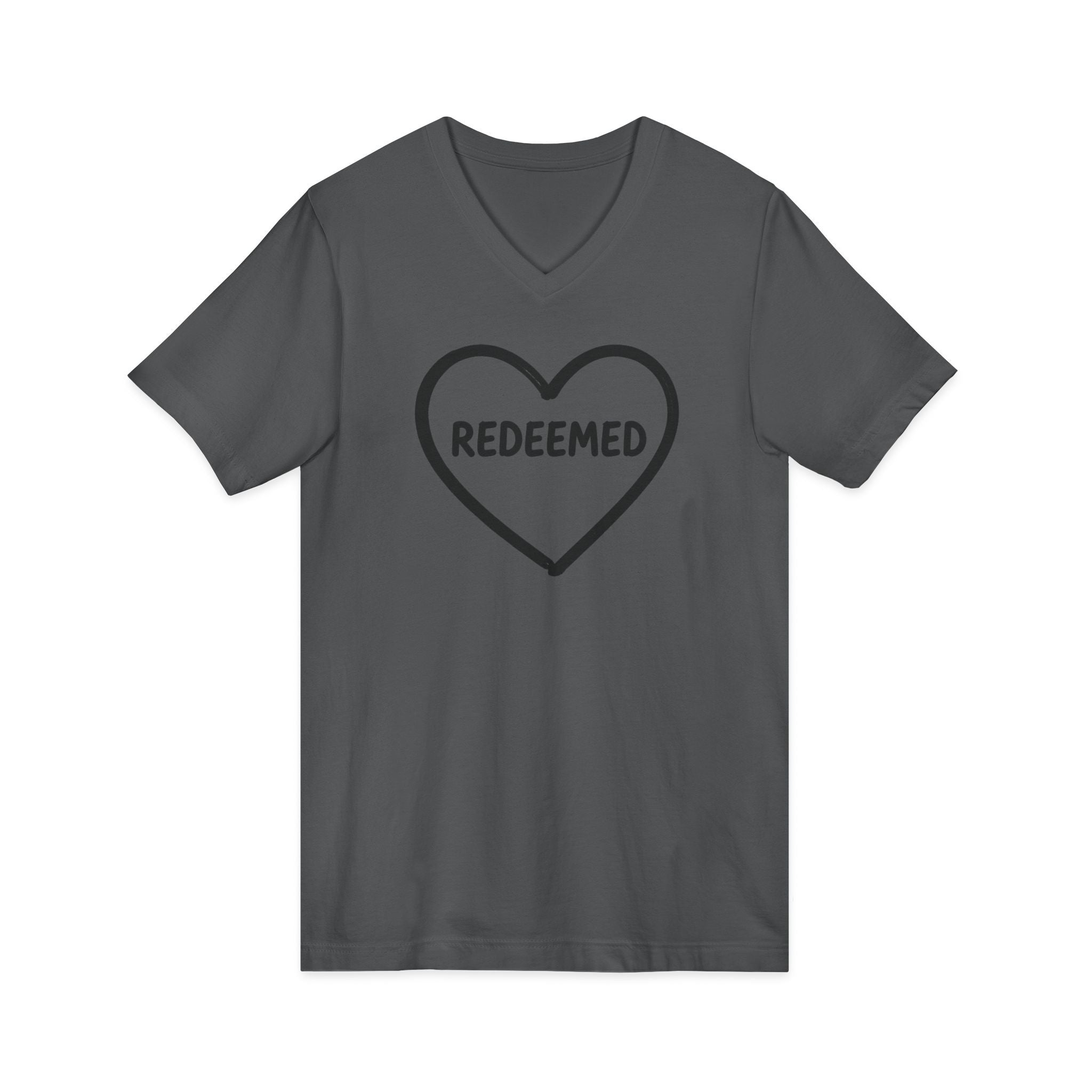 REDEEMED Heart V-Neck Tee