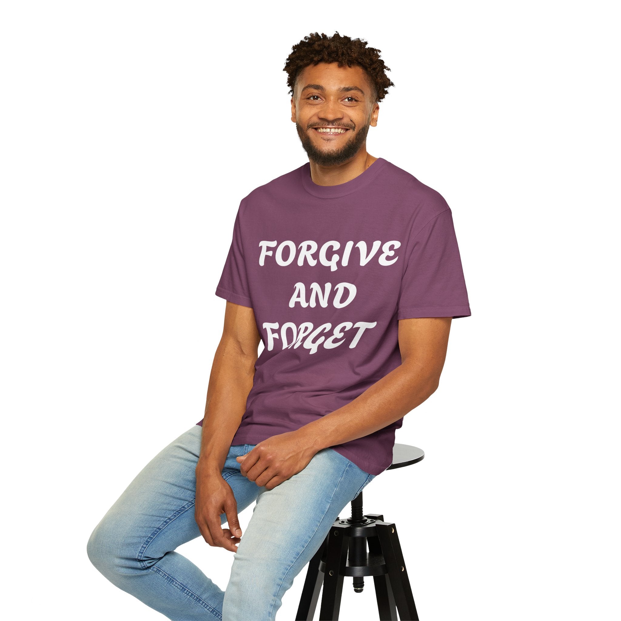 Forgive and Forget T-Shirt — Inspirational Quote Graphic Tee
