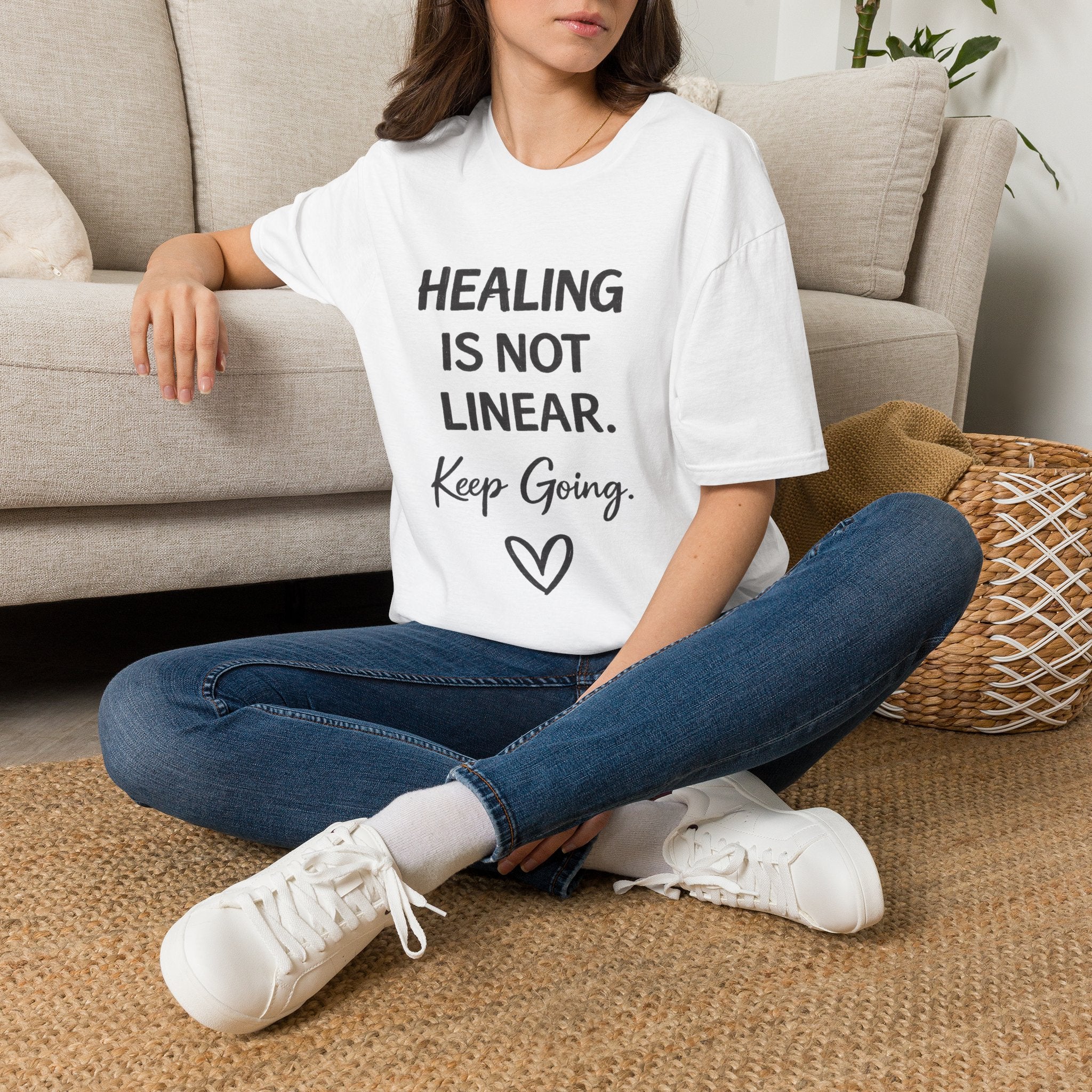 Healing Is Not Linear T-Shirt | NUCCI™ Healing Journey Collection