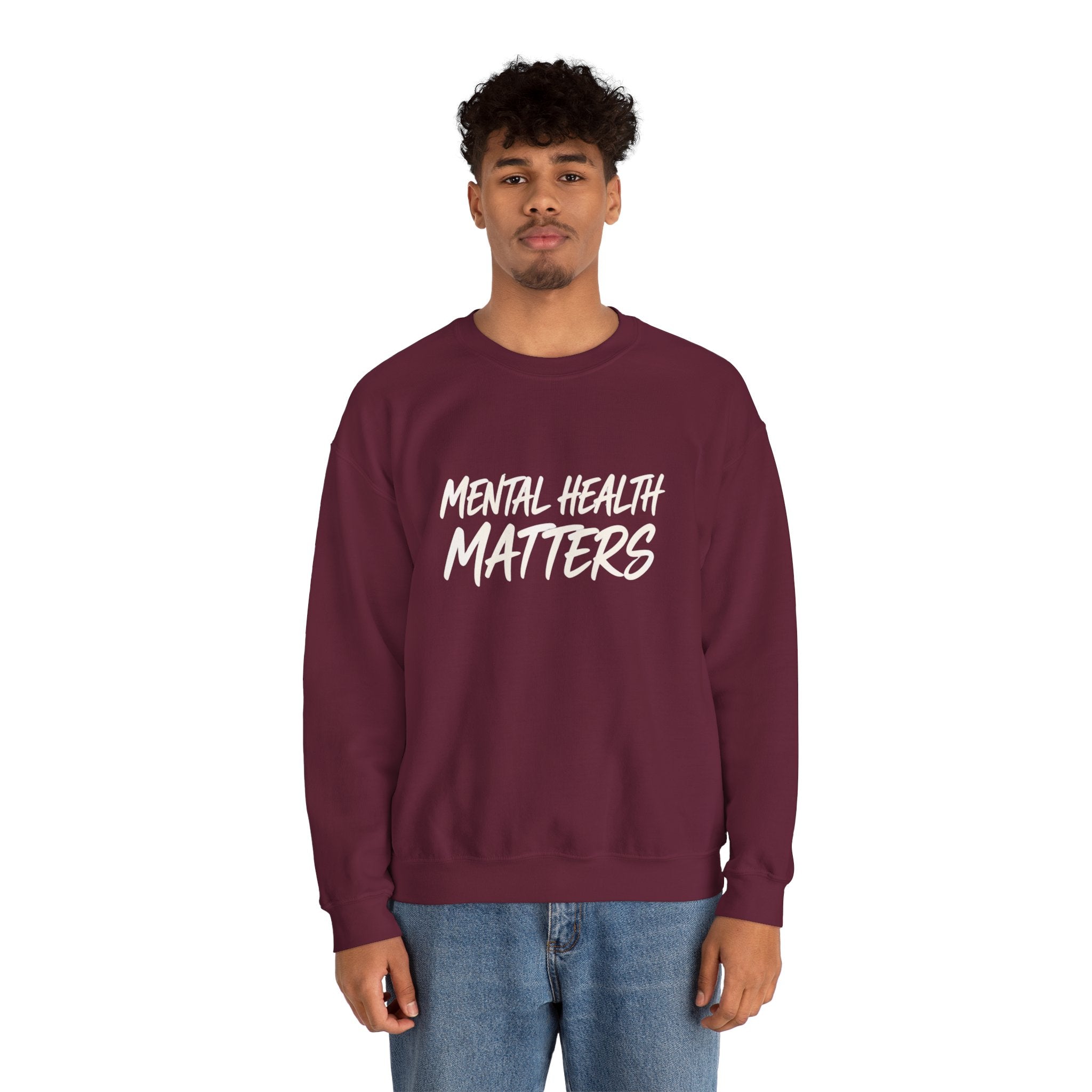 Mental Health Matters Sweatshirt | Unisex Mental Health Awareness Crewneck