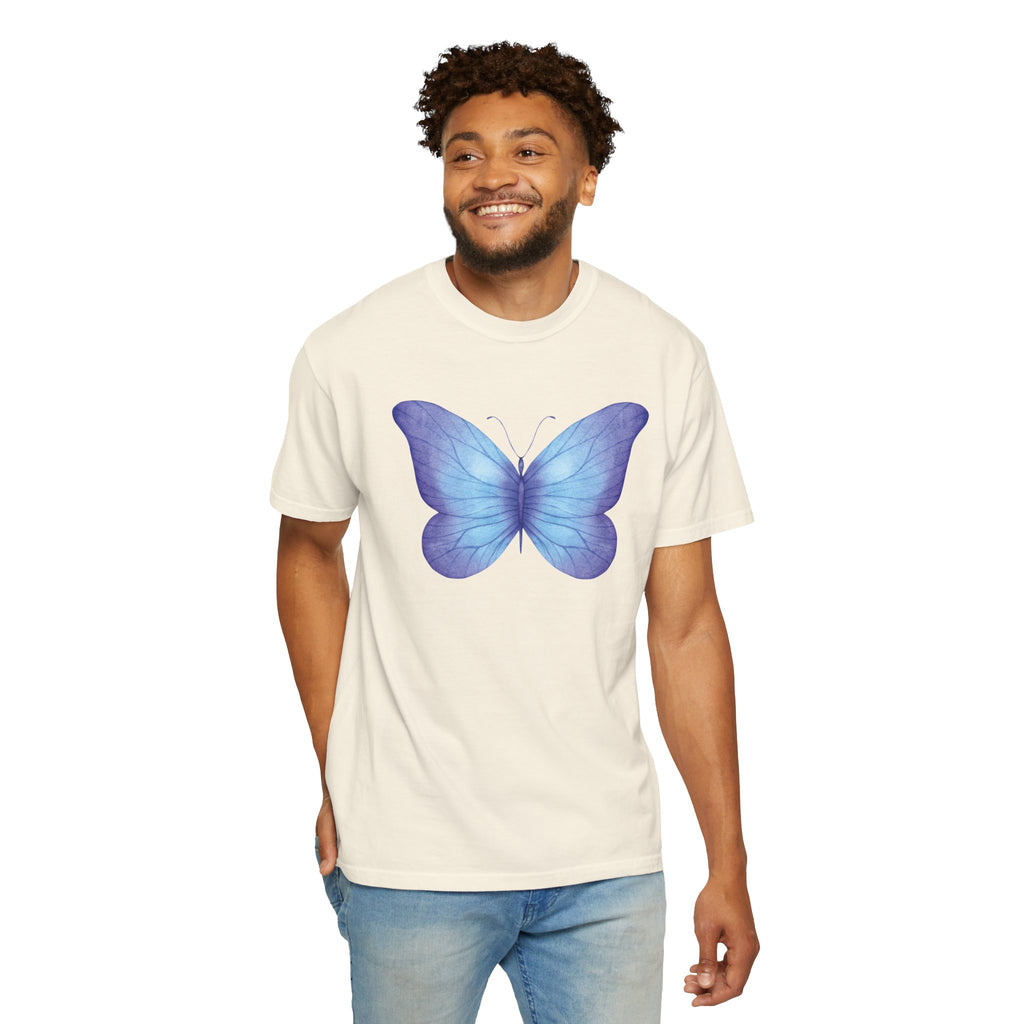 Pastel Watercolor Butterfly Graphic Tee | Comfort Colors® 1717 | NUCCI™ Signature Collection