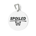 SPOILED Butterfly Personalized Pet Tag | Dog & Cat ID Tag | NUCCI™ Beautifully Broken Collection