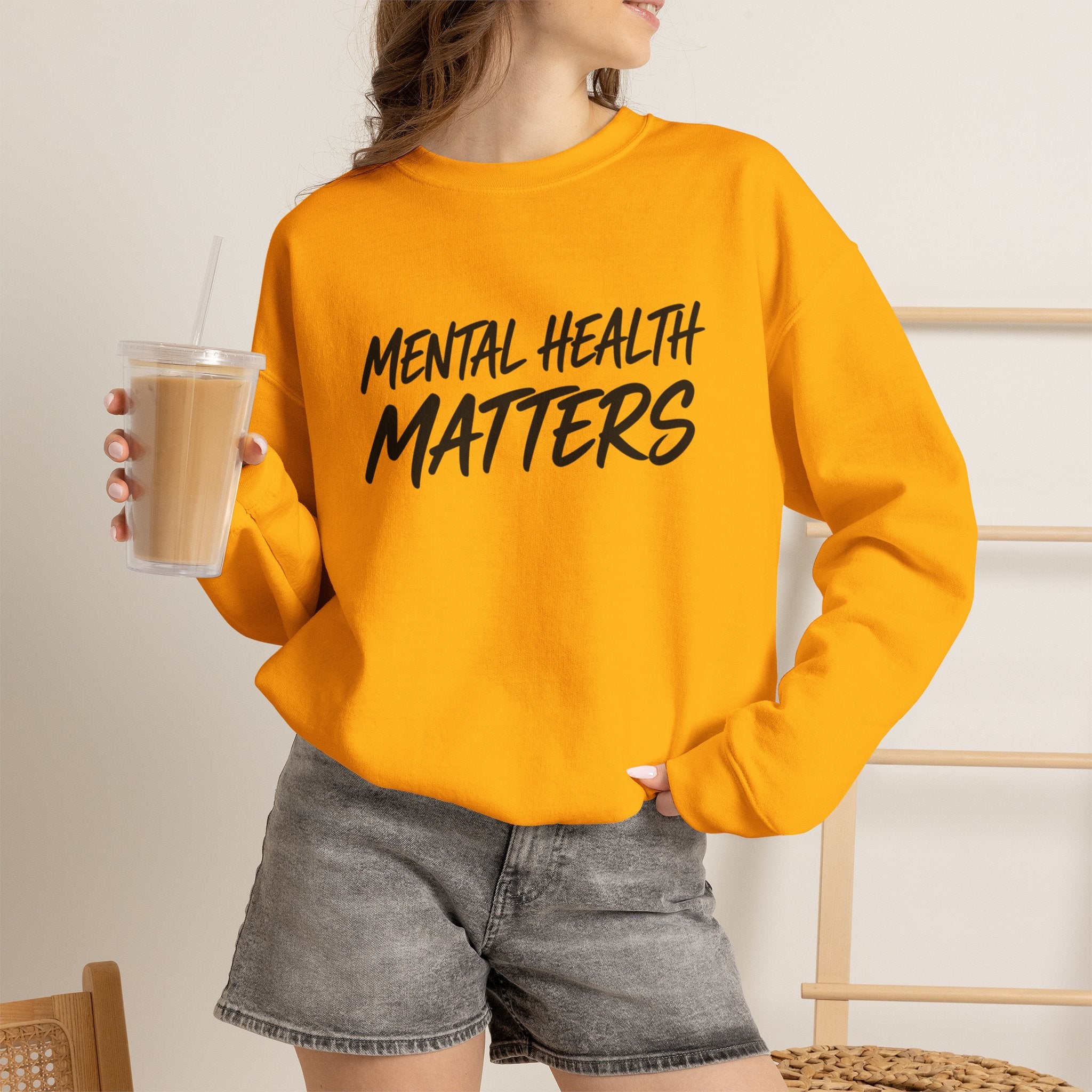 Mental Health Matters Sweatshirt | Unisex Mental Health Awareness Crewneck