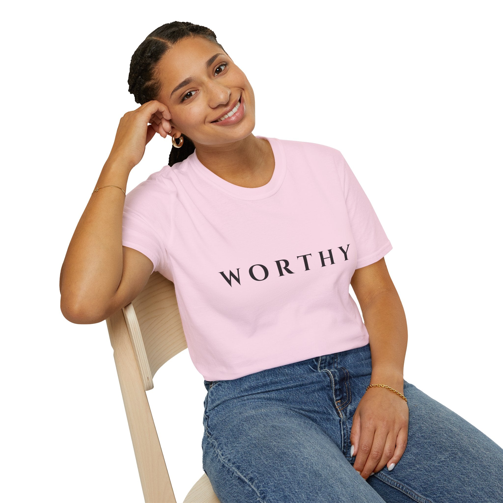 WORTHY T-Shirt — Minimal Everyday Tee