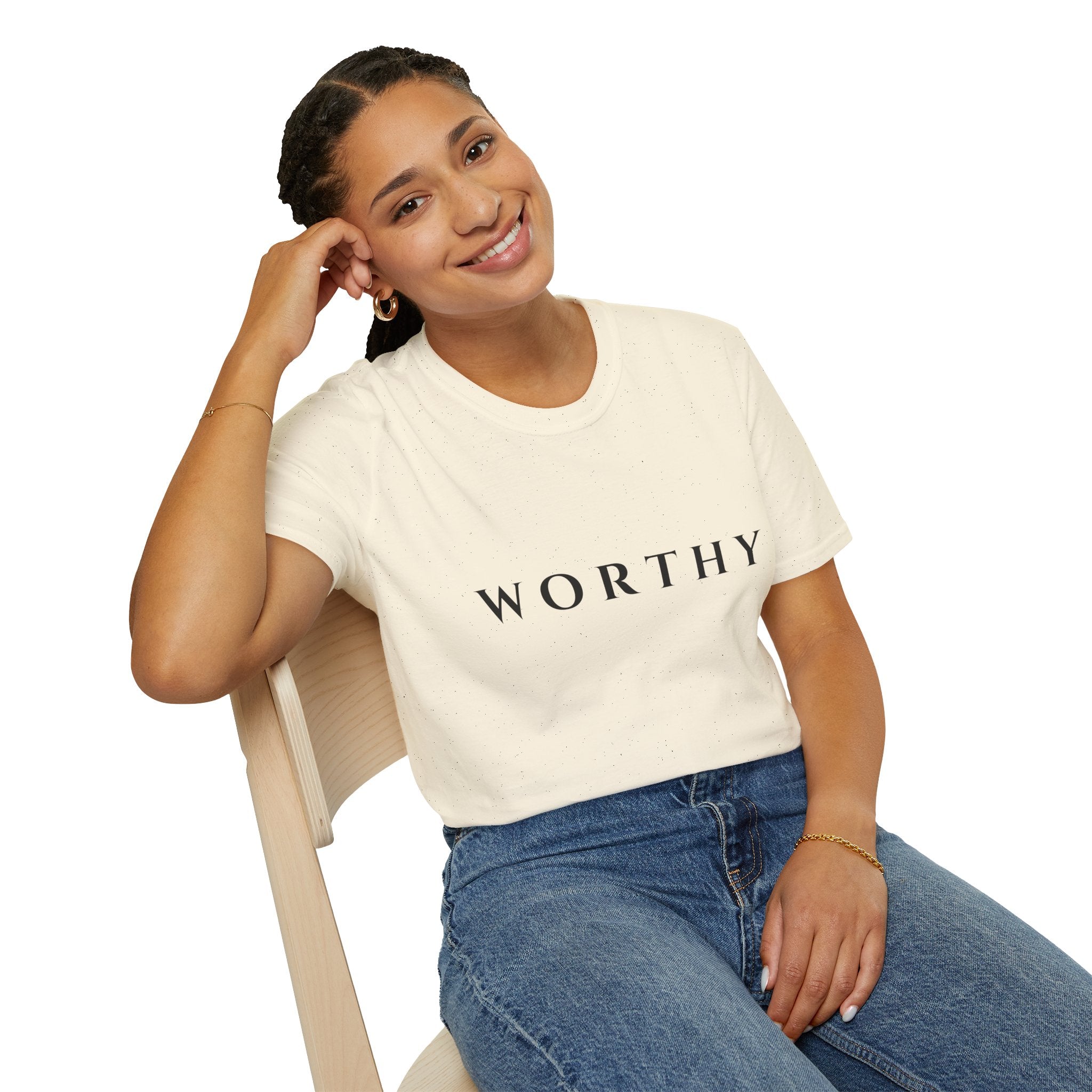 WORTHY T-Shirt — Minimal Everyday Tee