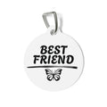 BEST FRIEND Butterfly Personalized Pet Tag | Dog & Cat ID Tag | NUCCI™ Beautifully Broken Collection