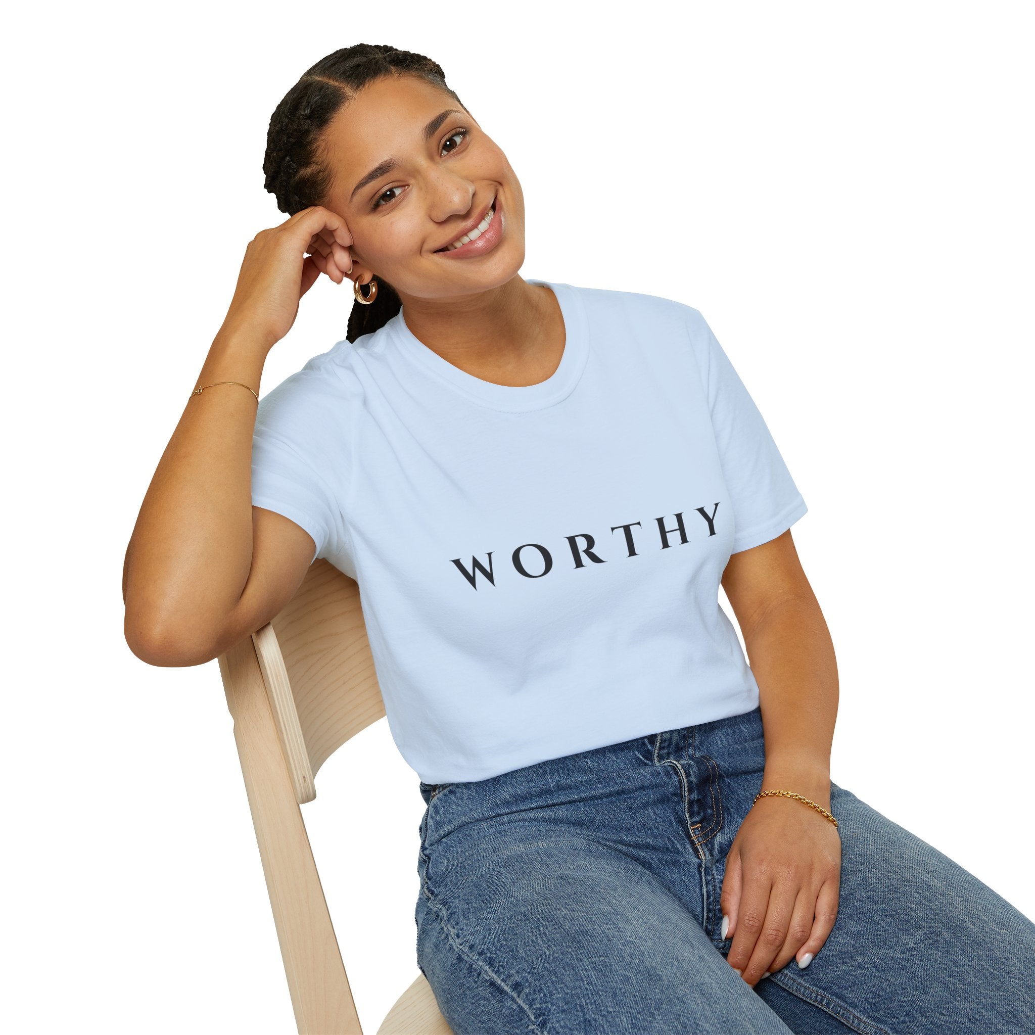WORTHY T-Shirt — Minimal Everyday Tee