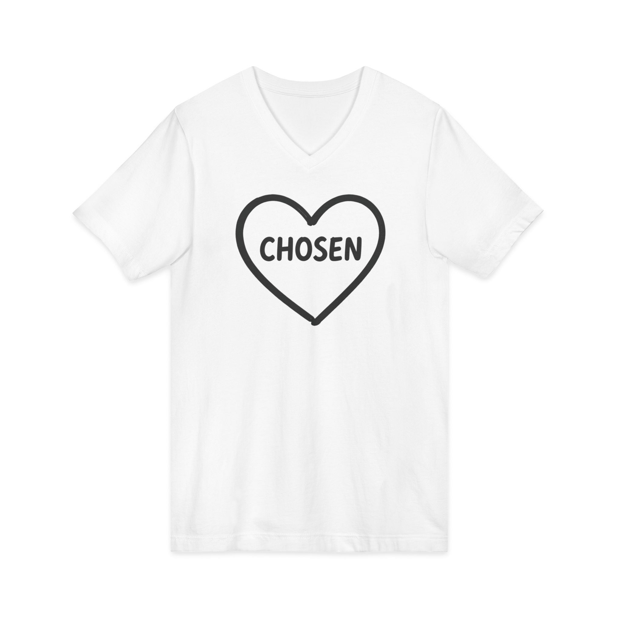 CHOSEN Heart V-Neck Tee