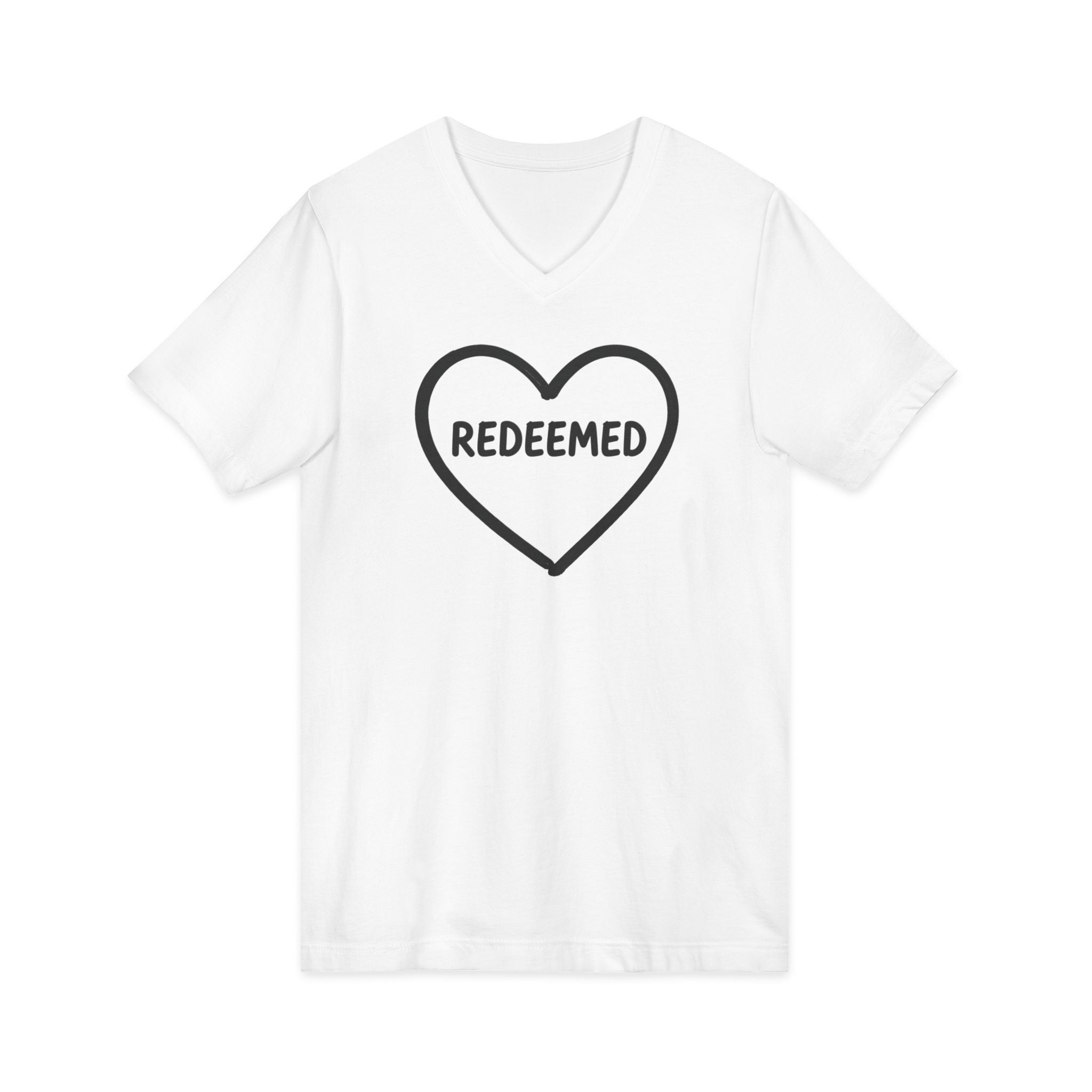 REDEEMED Heart V-Neck Tee