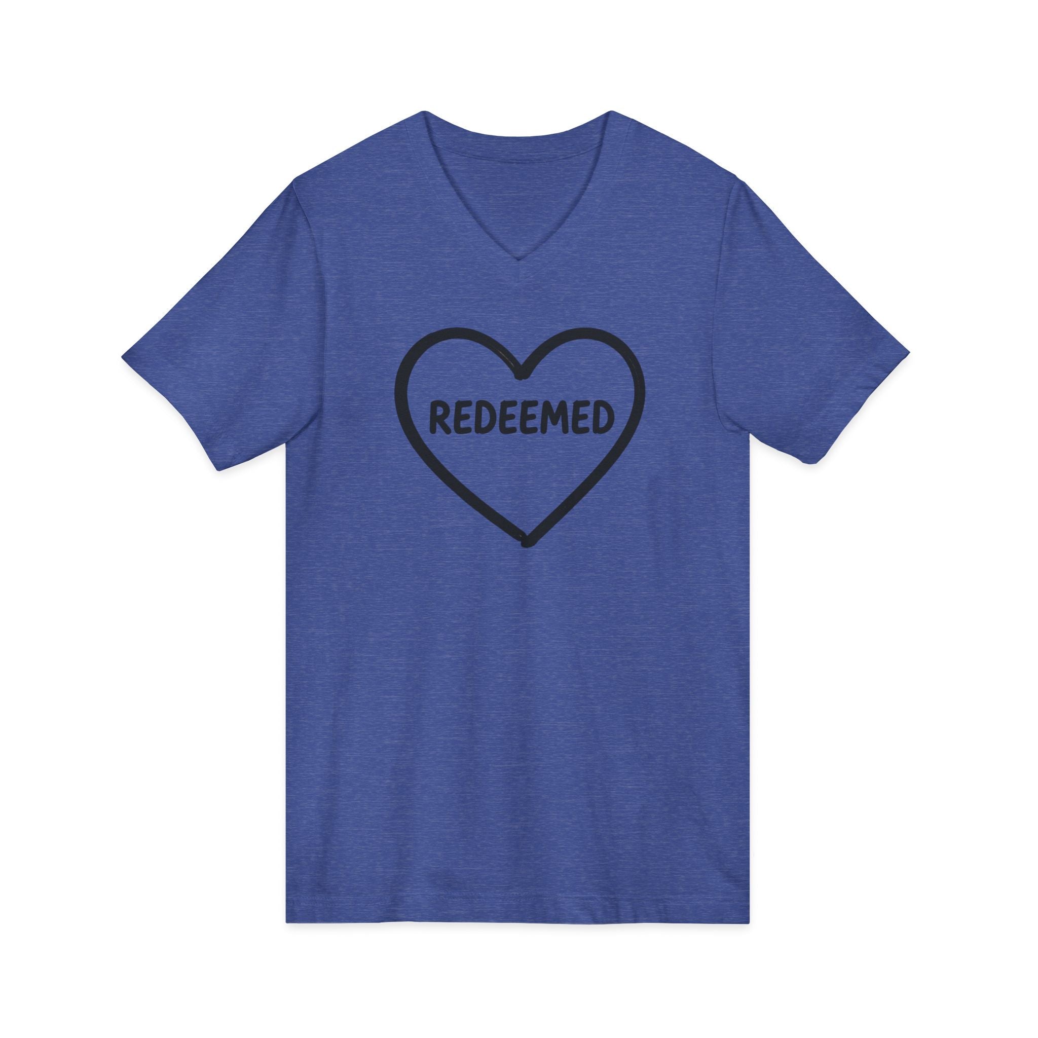 REDEEMED Heart V-Neck Tee