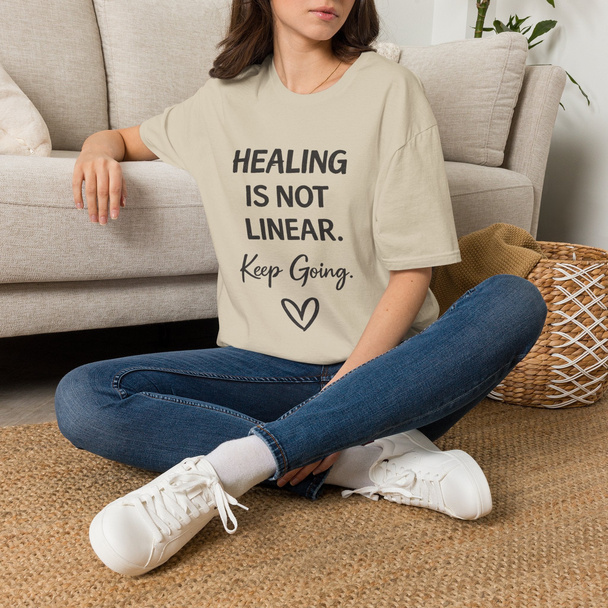 Healing Is Not Linear T-Shirt | NUCCI™ Healing Journey Collection