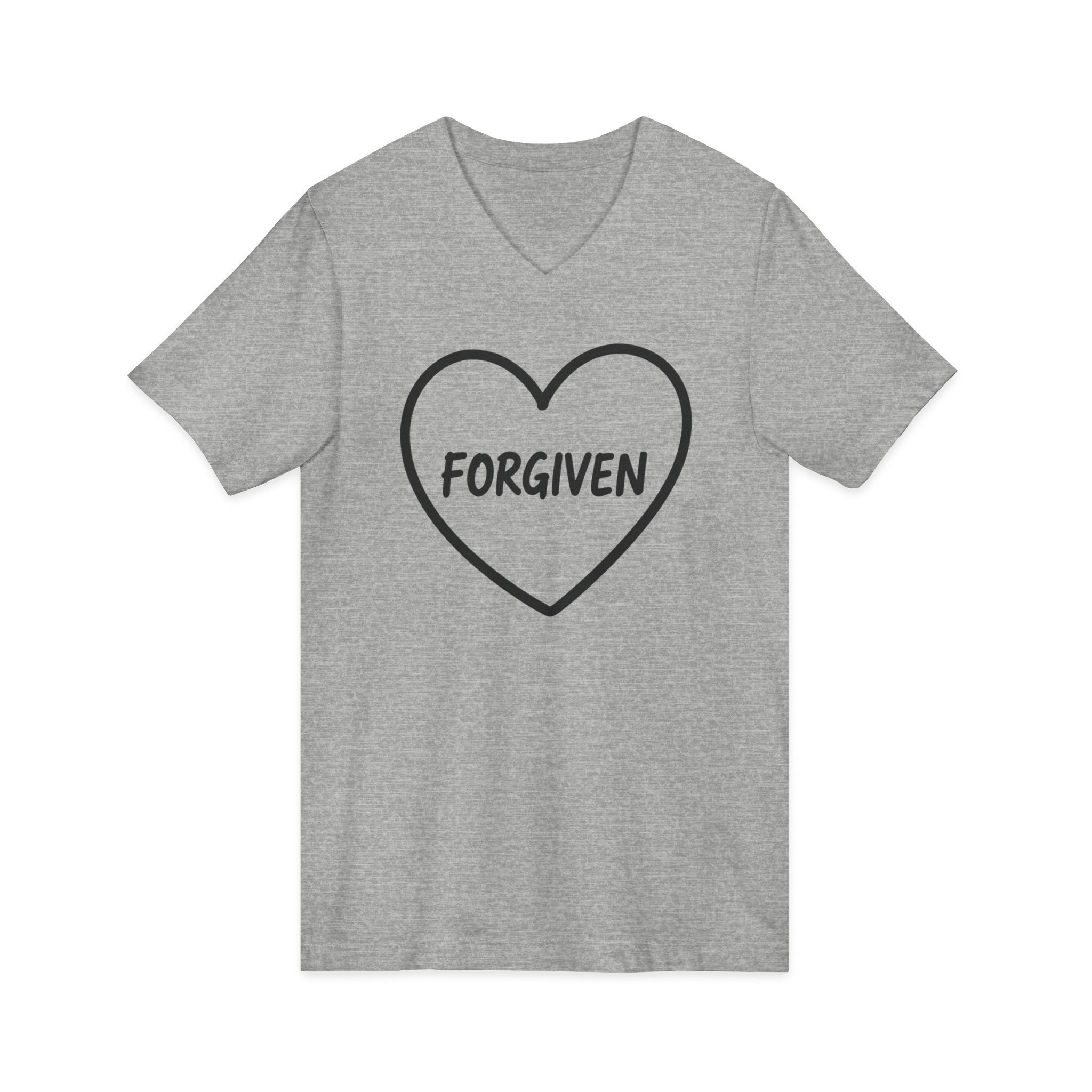 FORGIVEN Heart V-Neck Tee