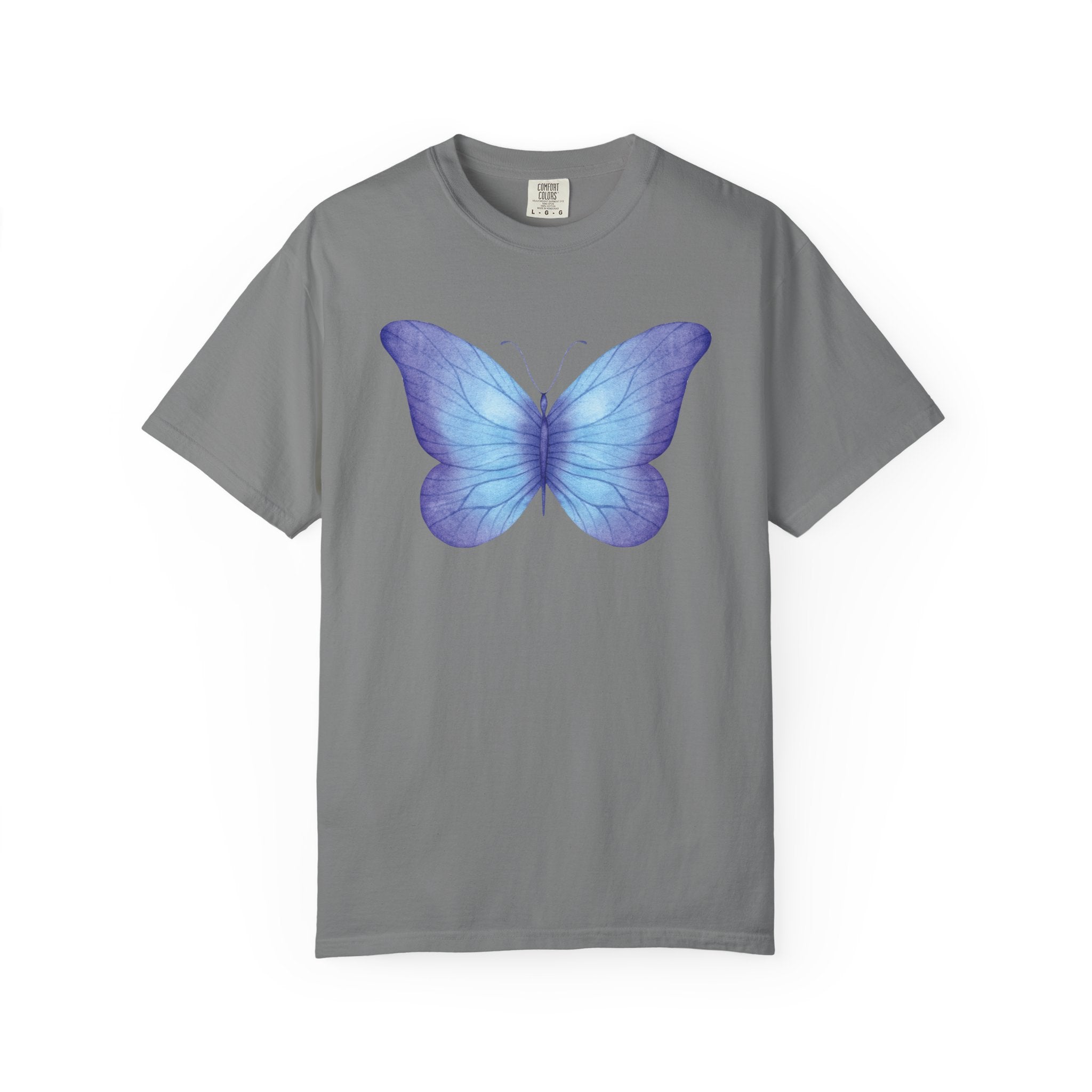 Pastel Watercolor Butterfly Graphic Tee | Comfort Colors® 1717 | NUCCI™ Signature Collection
