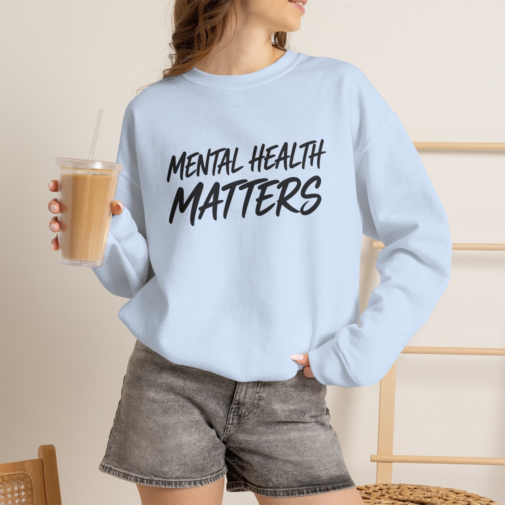 Mental Health Matters Sweatshirt | Unisex Mental Health Awareness Crewneck