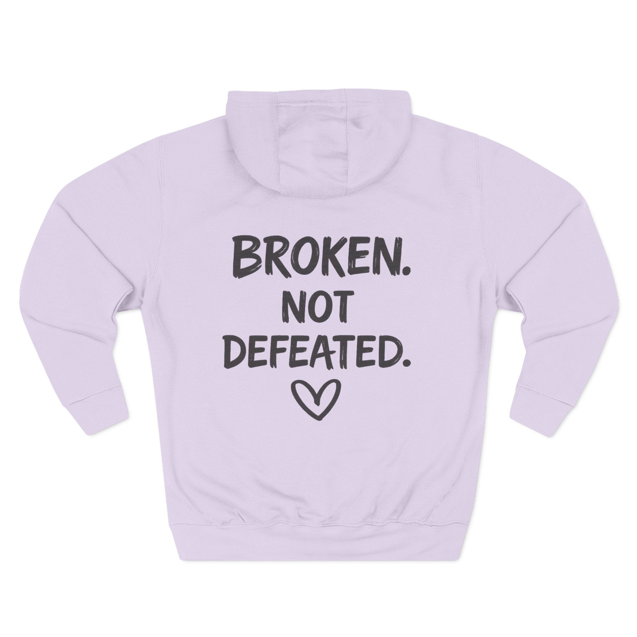 Broken Not Defeated Hoodie | NUCCI™ Beautifully Broken Collection