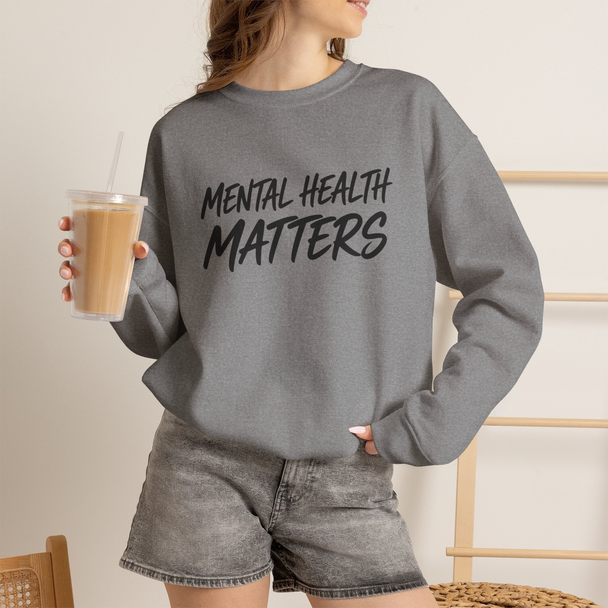 Mental Health Matters Sweatshirt | Unisex Mental Health Awareness Crewneck