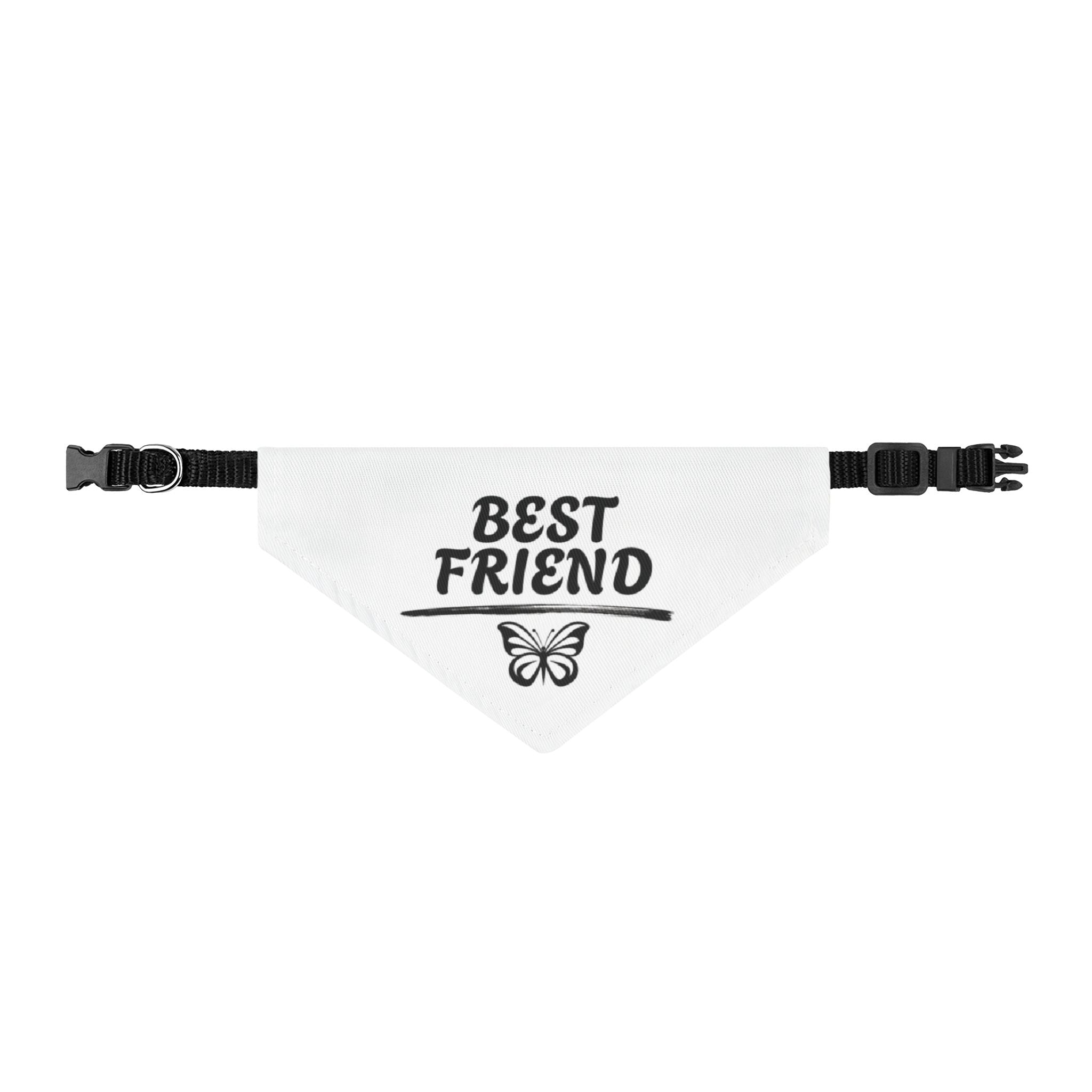 BEST FRIEND Butterfly Clip-On Pet Bandana | Dog & Cat Bandana | NUCCI™ Beautifully Broken Pet Collection