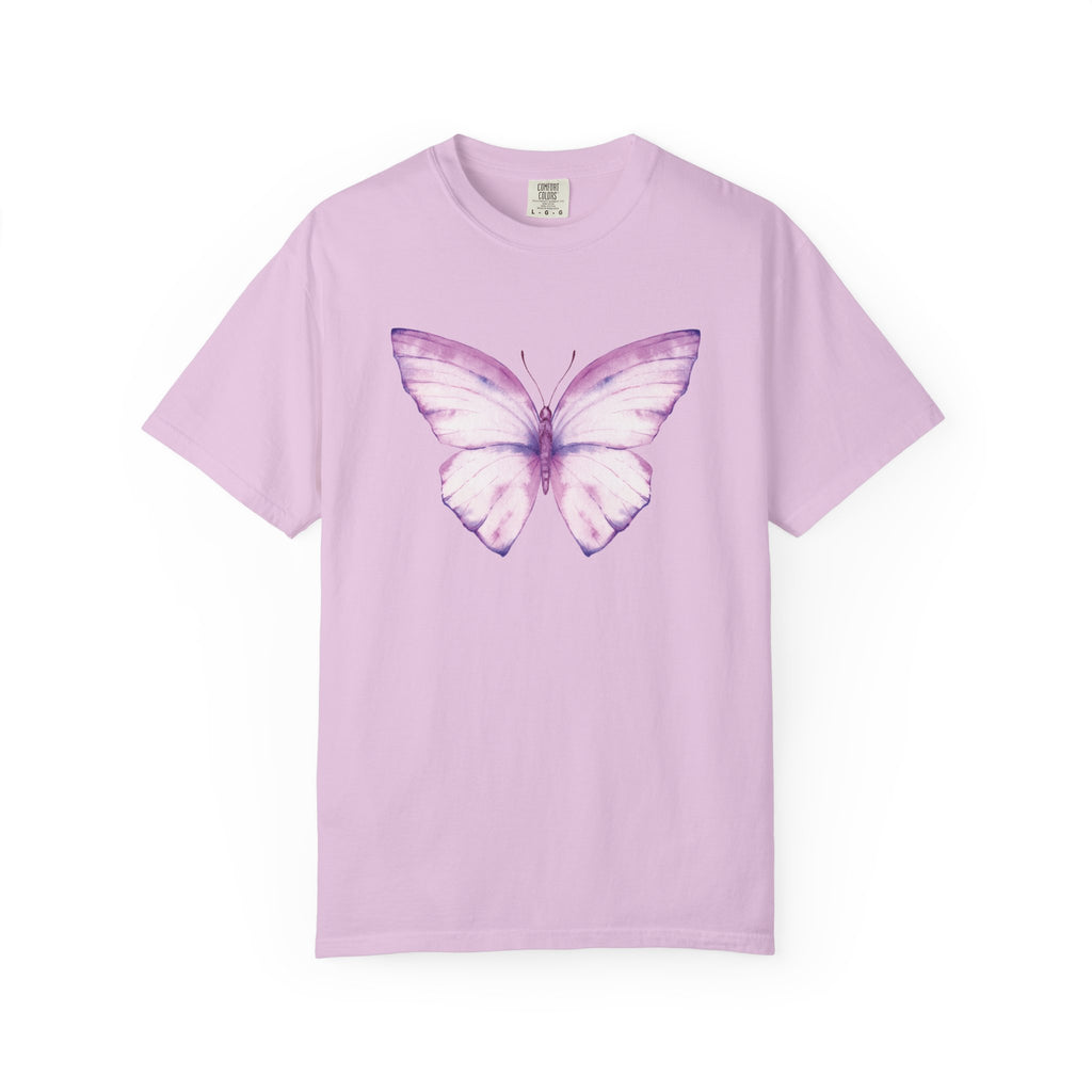 Pastel Watercolor Butterfly Graphic Tee | Comfort Colors® 1717 | NUCCI™ Signature Collection