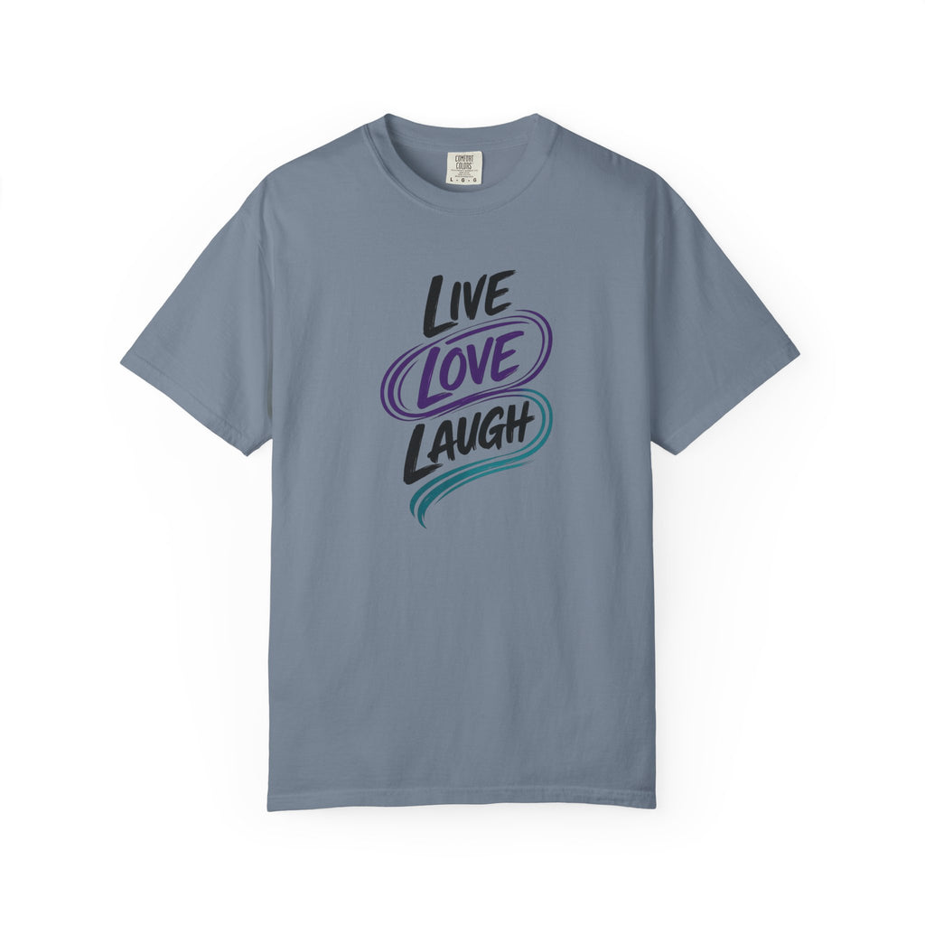 Live Love Laugh T-Shirt | Inspirational Mental Health Shirt | Motivational Graphic Tee | Comfort Colors® Unisex Tee