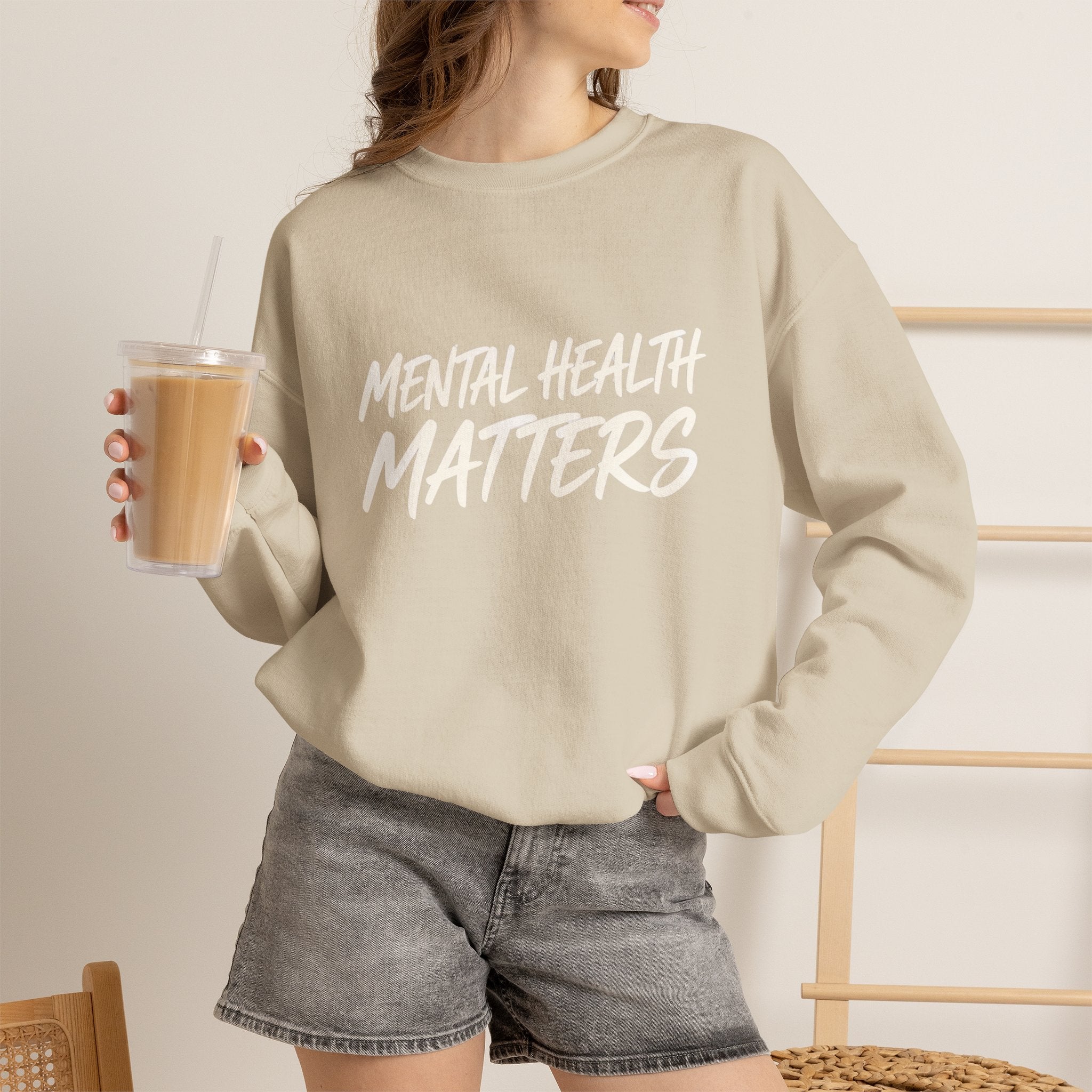 Mental Health Matters Sweatshirt | Unisex Mental Health Awareness Crewneck
