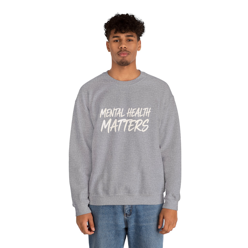 Mental Health Matters Sweatshirt | Unisex Mental Health Awareness Crewneck