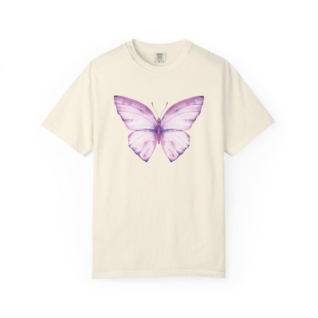 Pastel Watercolor Butterfly Graphic Tee | Comfort Colors® 1717 | NUCCI™ Signature Collection