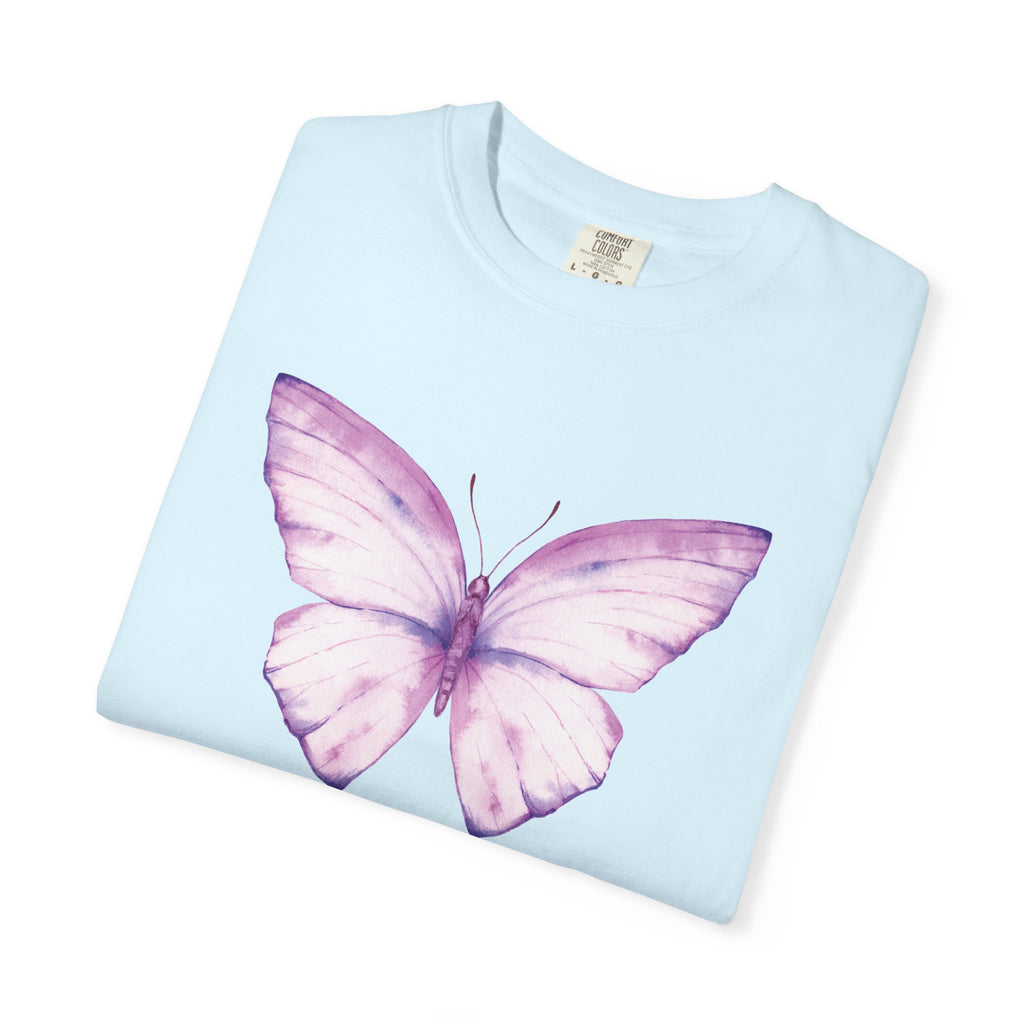 Camiseta con gráfico de mariposa en acuarela pastel | Comfort Colors® 1717 | Colección exclusiva NUCCI™