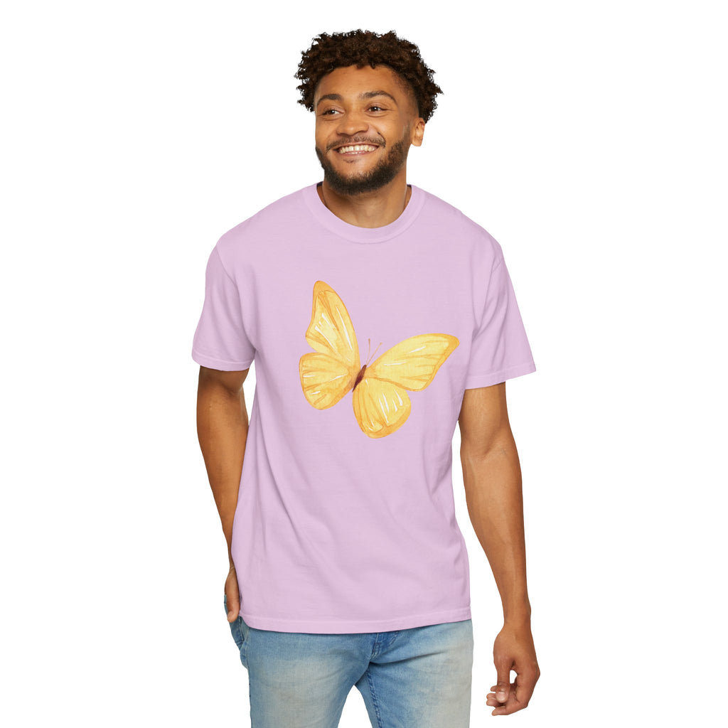 Pastel Watercolor Butterfly Graphic Tee | Comfort Colors® 1717 | NUCCI™ Signature Collection