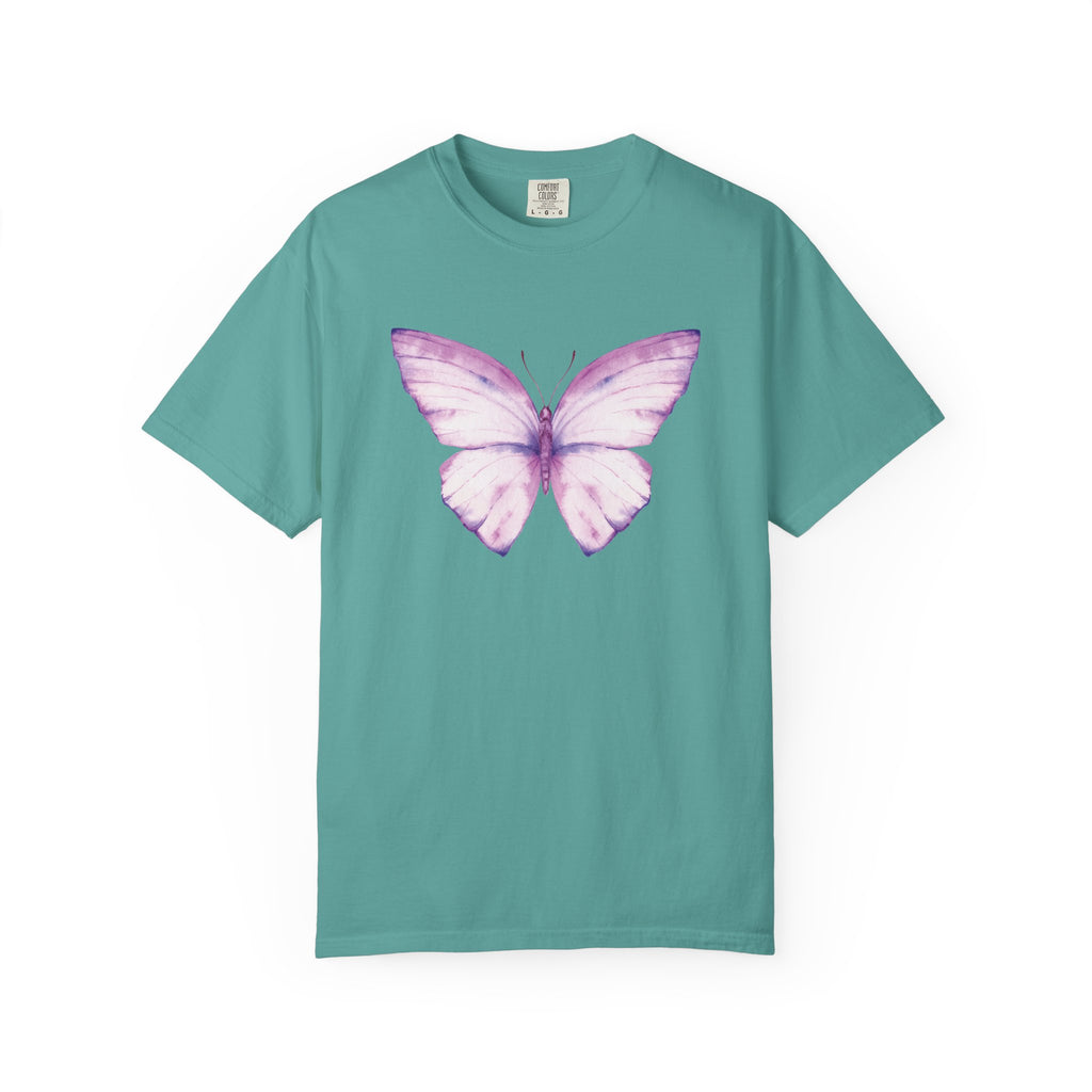 Pastel Watercolor Butterfly Graphic Tee | Comfort Colors® 1717 | NUCCI™ Signature Collection