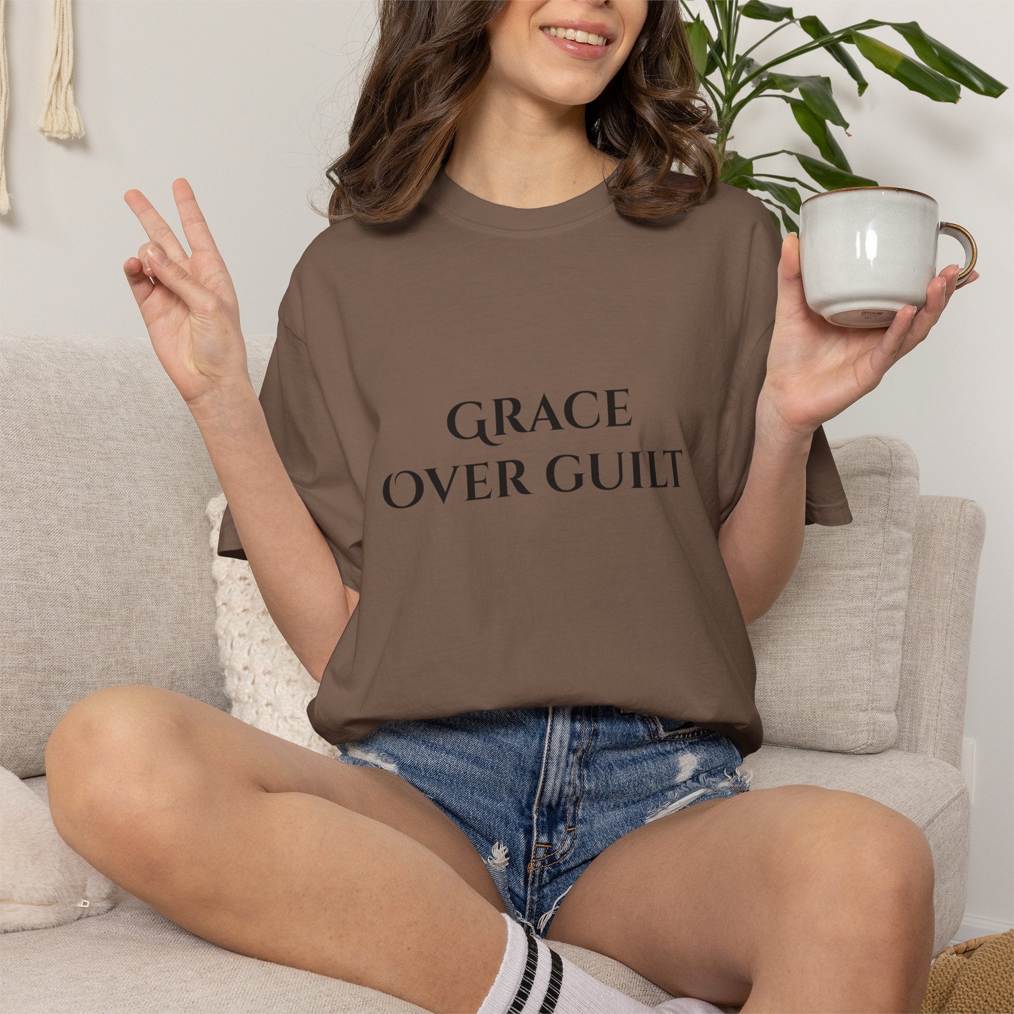 Grace Over Guilt T-Shirt — Mental Health & Healing Tee