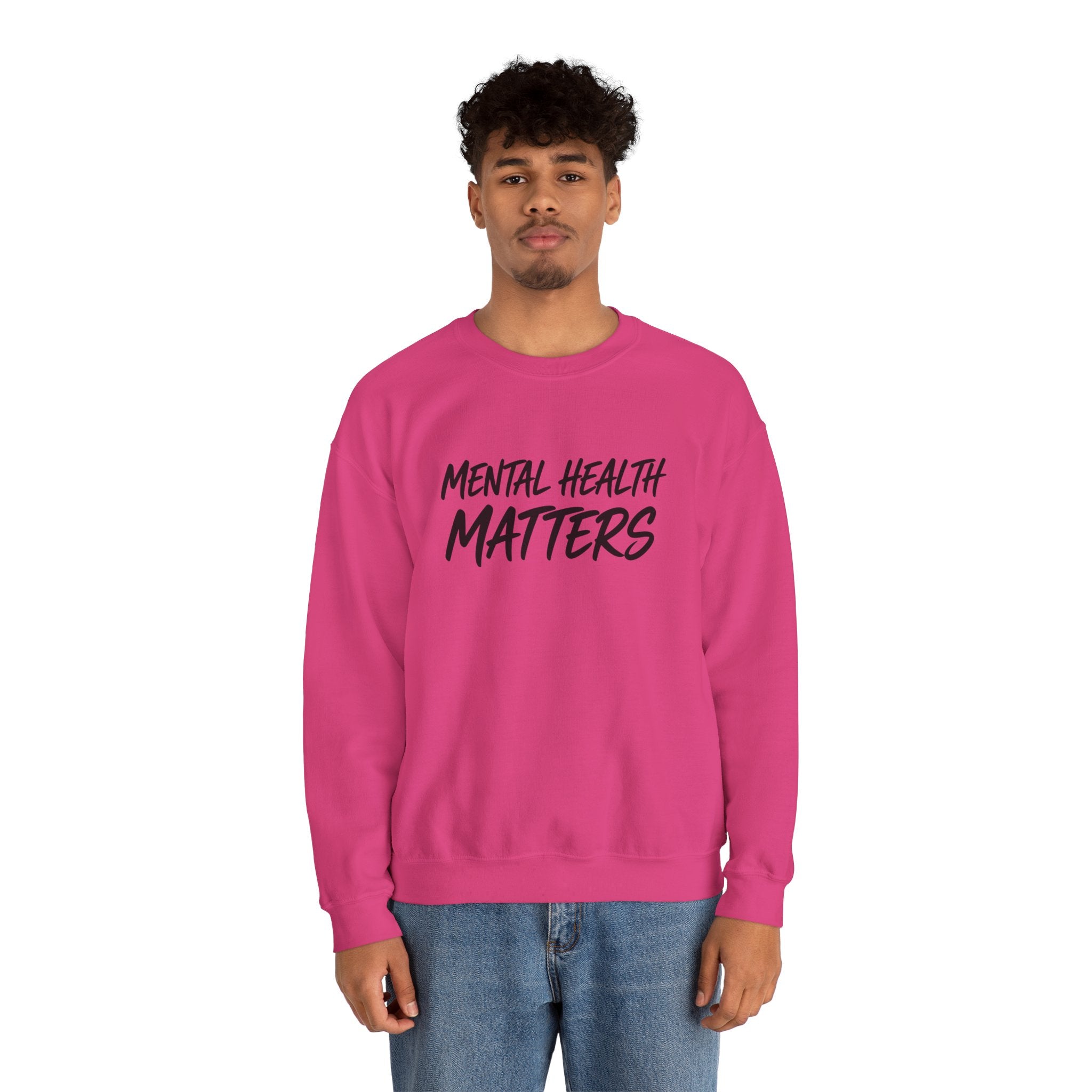 Mental Health Matters Sweatshirt | Unisex Mental Health Awareness Crewneck