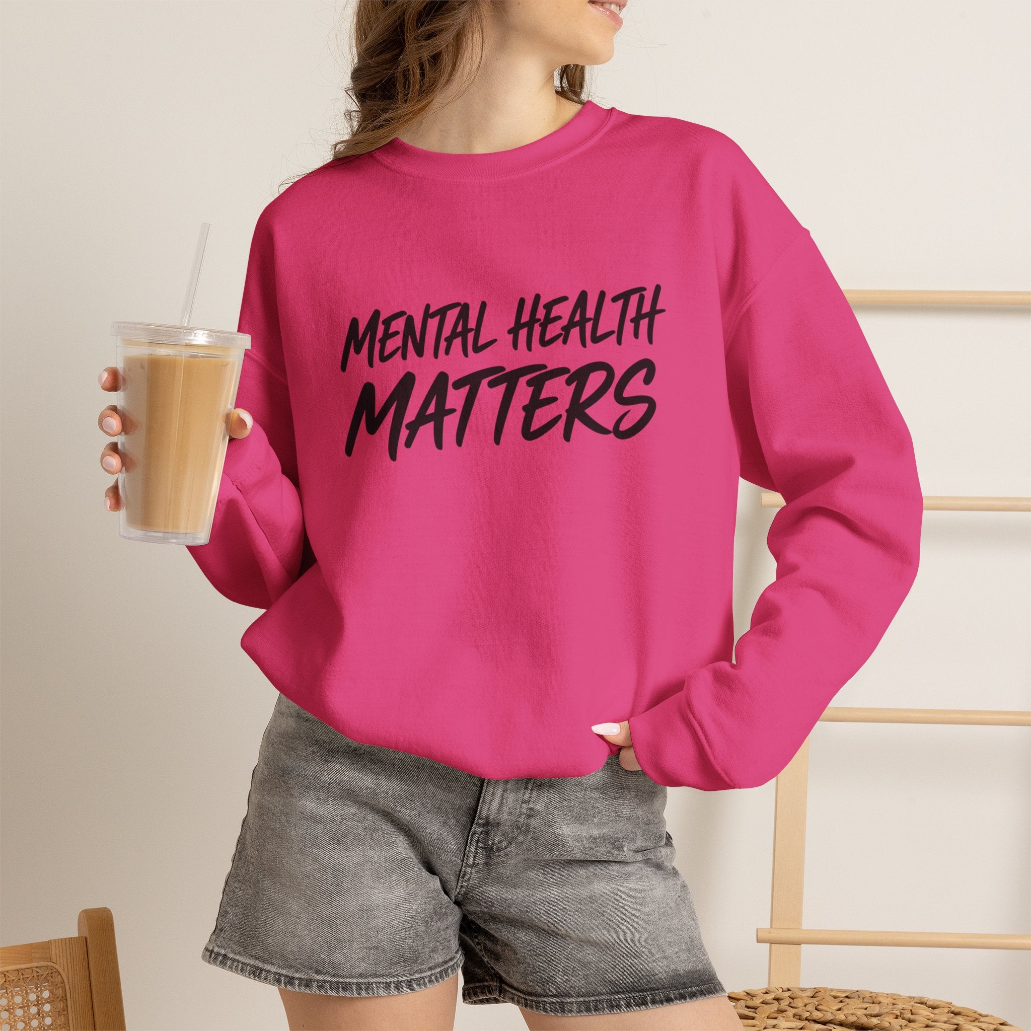Mental Health Matters Sweatshirt | Unisex Mental Health Awareness Crewneck