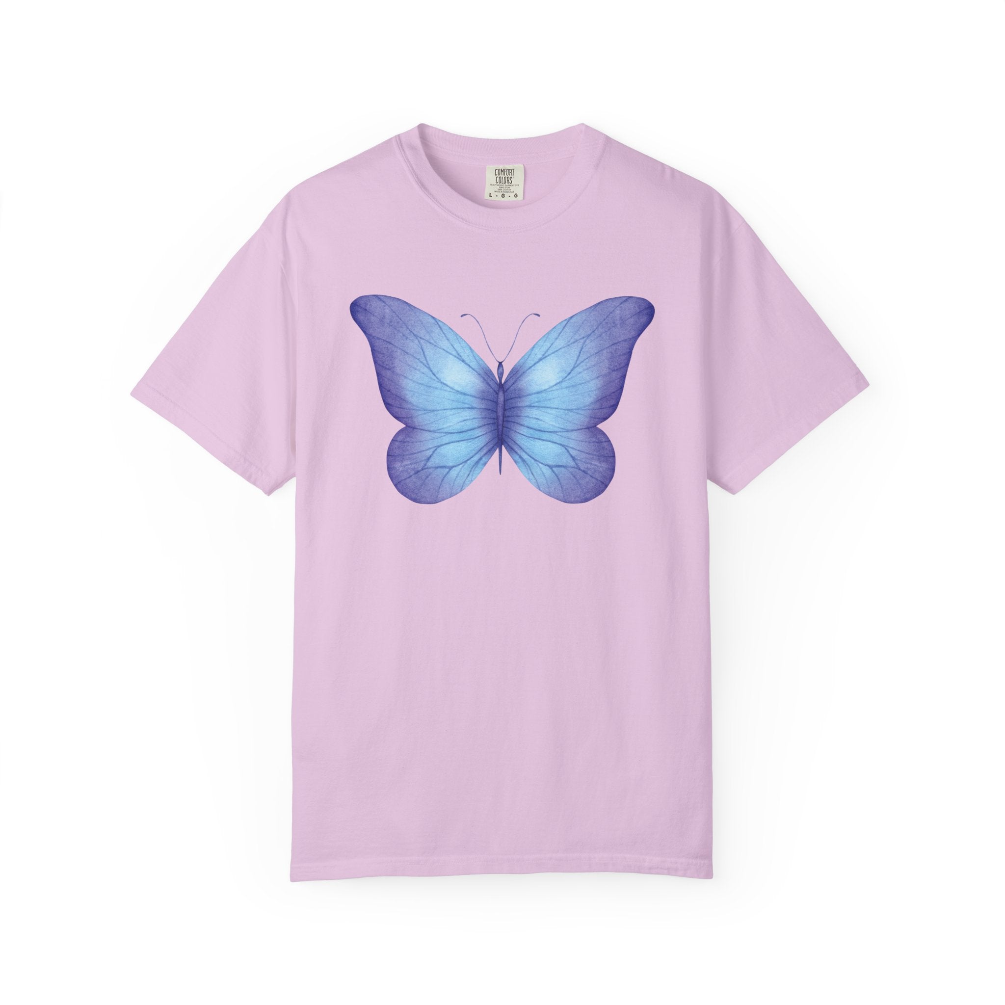 Pastel Watercolor Butterfly Graphic Tee | Comfort Colors® 1717 | NUCCI™ Signature Collection