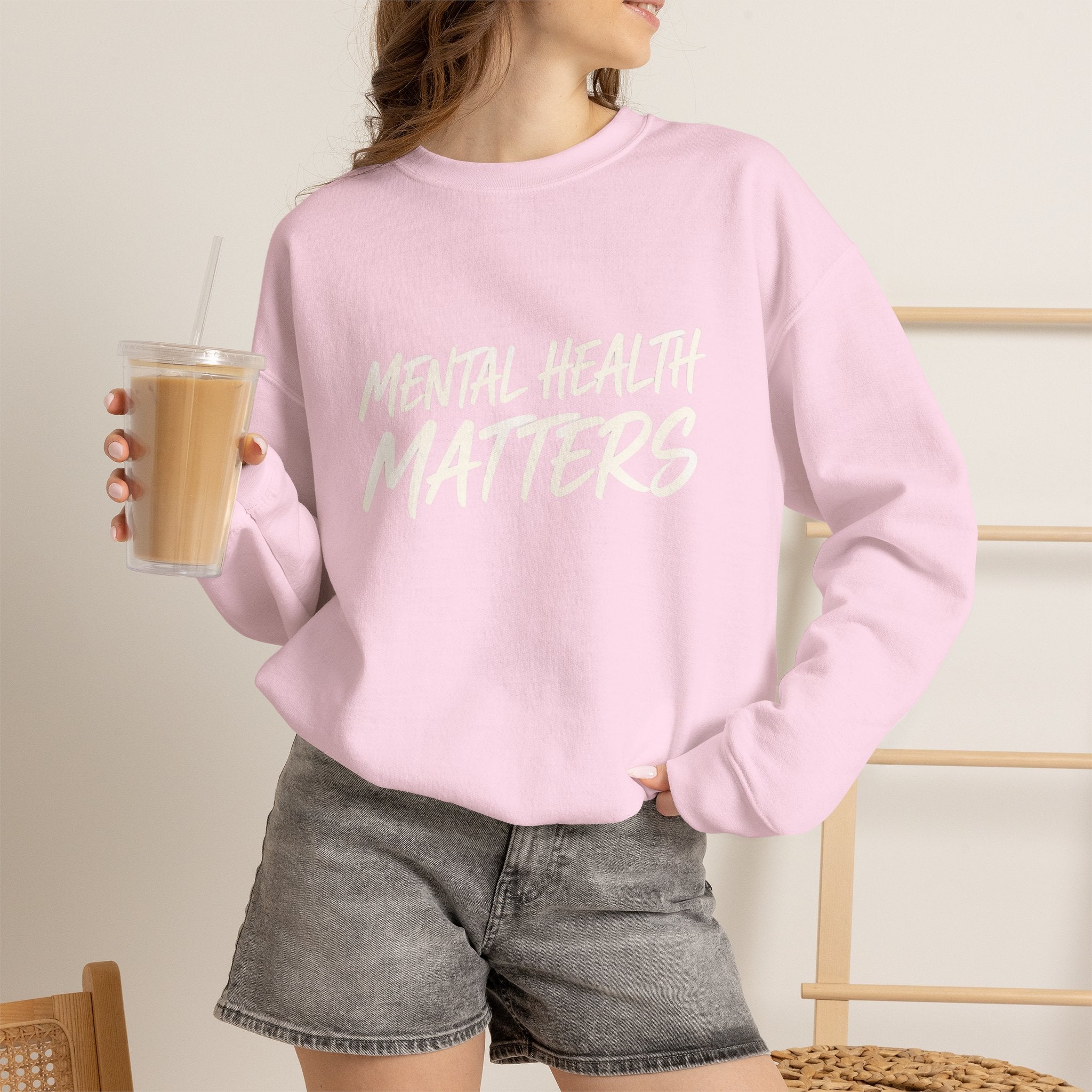 Mental Health Matters Sweatshirt | Unisex Mental Health Awareness Crewneck