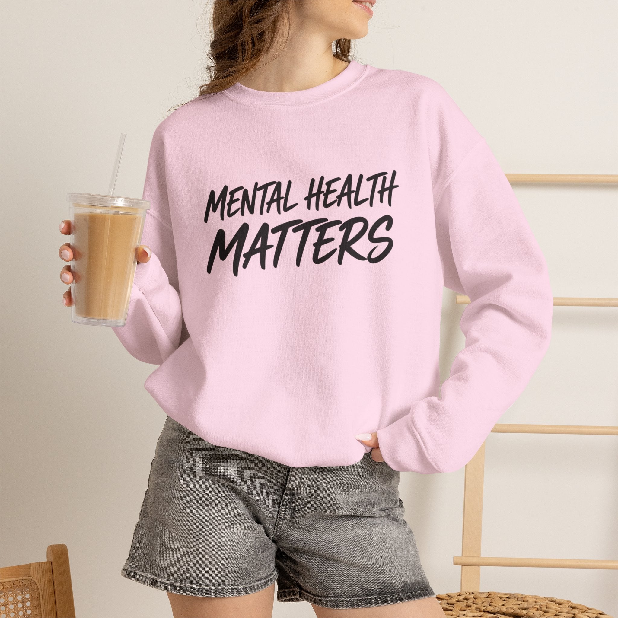 Mental Health Matters Sweatshirt | Unisex Mental Health Awareness Crewneck