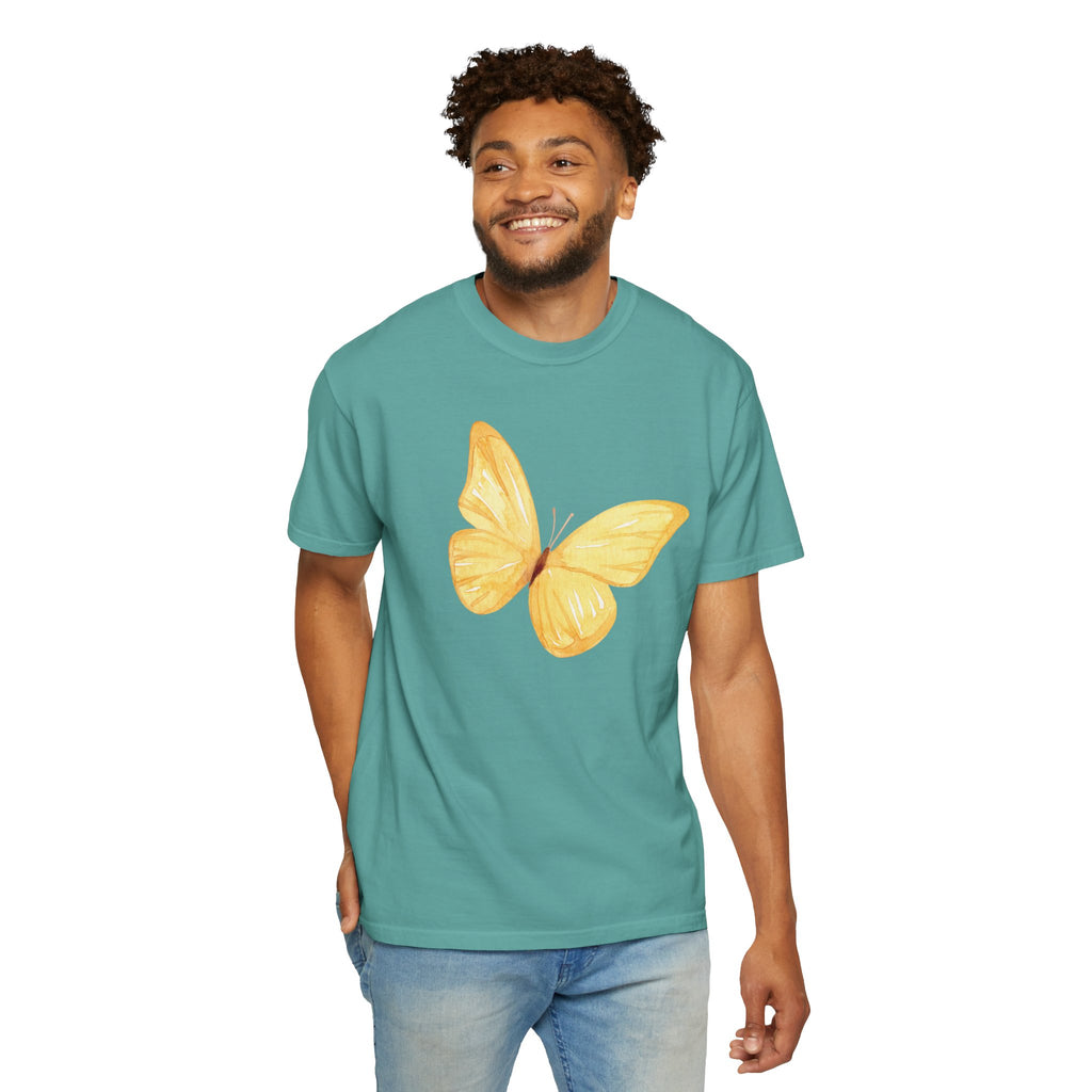 Pastel Watercolor Butterfly Graphic Tee | Comfort Colors® 1717 | NUCCI™ Signature Collection