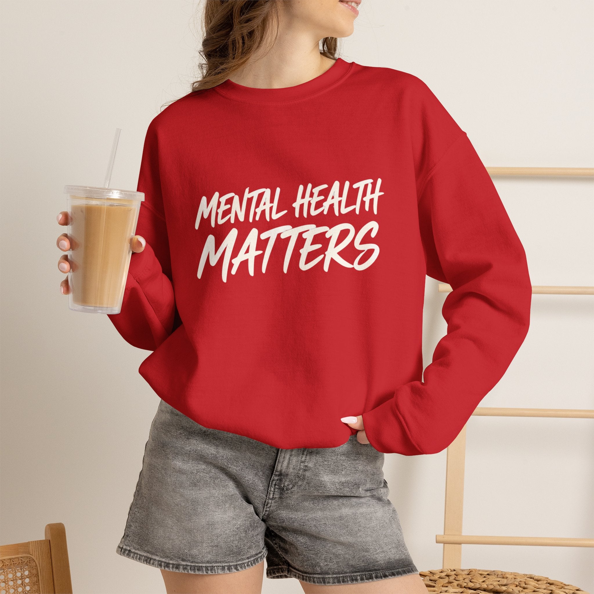 Mental Health Matters Sweatshirt | Unisex Mental Health Awareness Crewneck