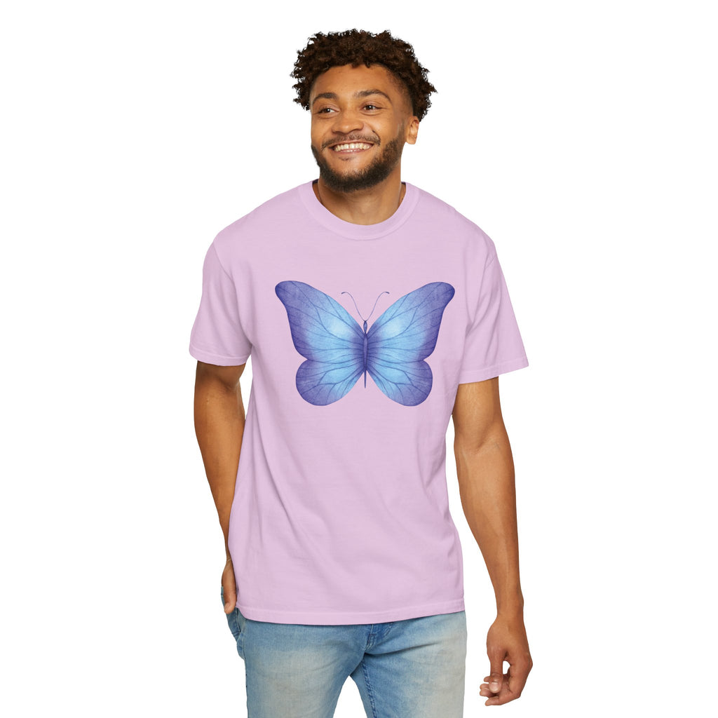 Pastel Watercolor Butterfly Graphic Tee | Comfort Colors® 1717 | NUCCI™ Signature Collection