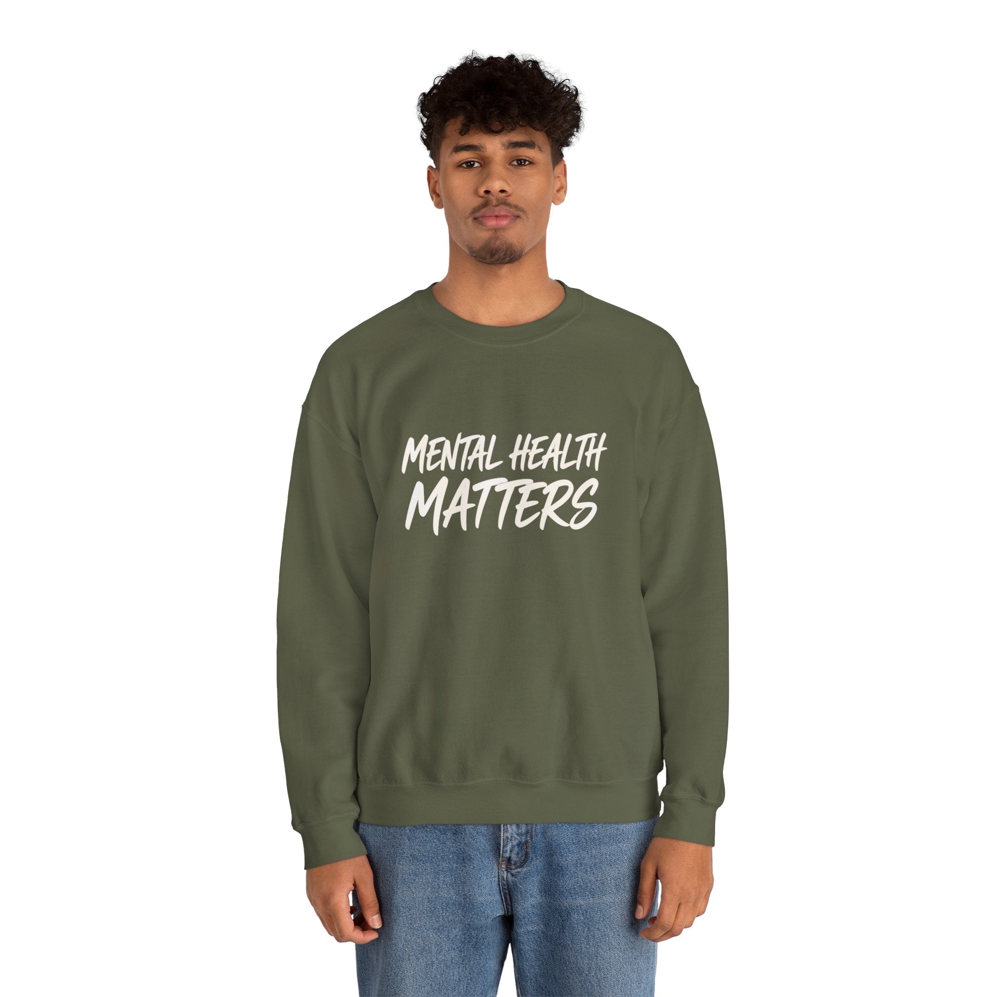 Mental Health Matters Sweatshirt | Unisex Mental Health Awareness Crewneck