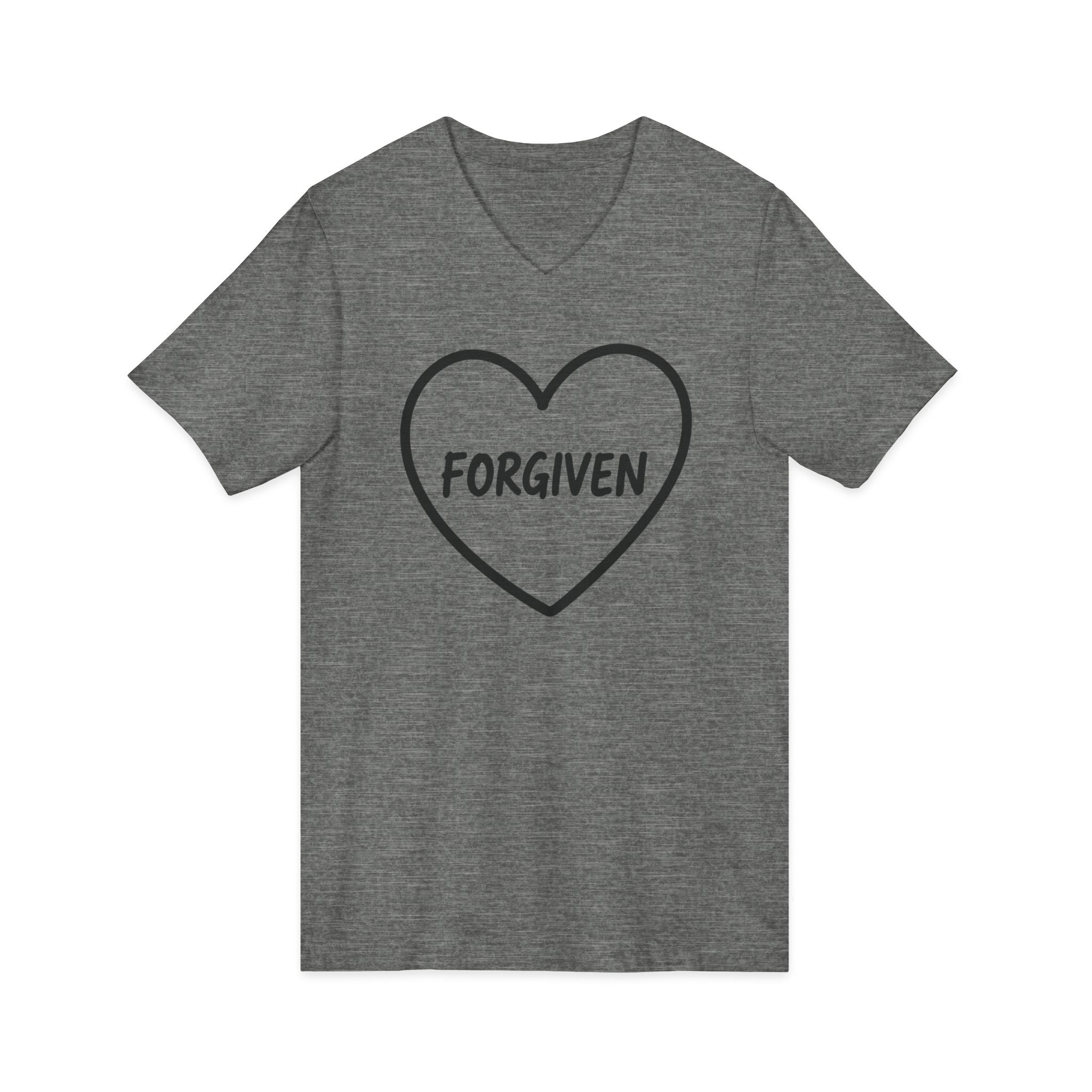 FORGIVEN Heart V-Neck Tee