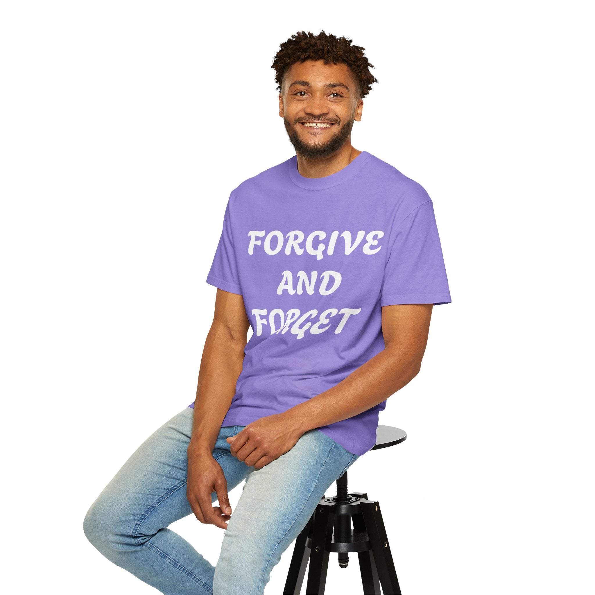Forgive and Forget T-Shirt — Inspirational Quote Graphic Tee