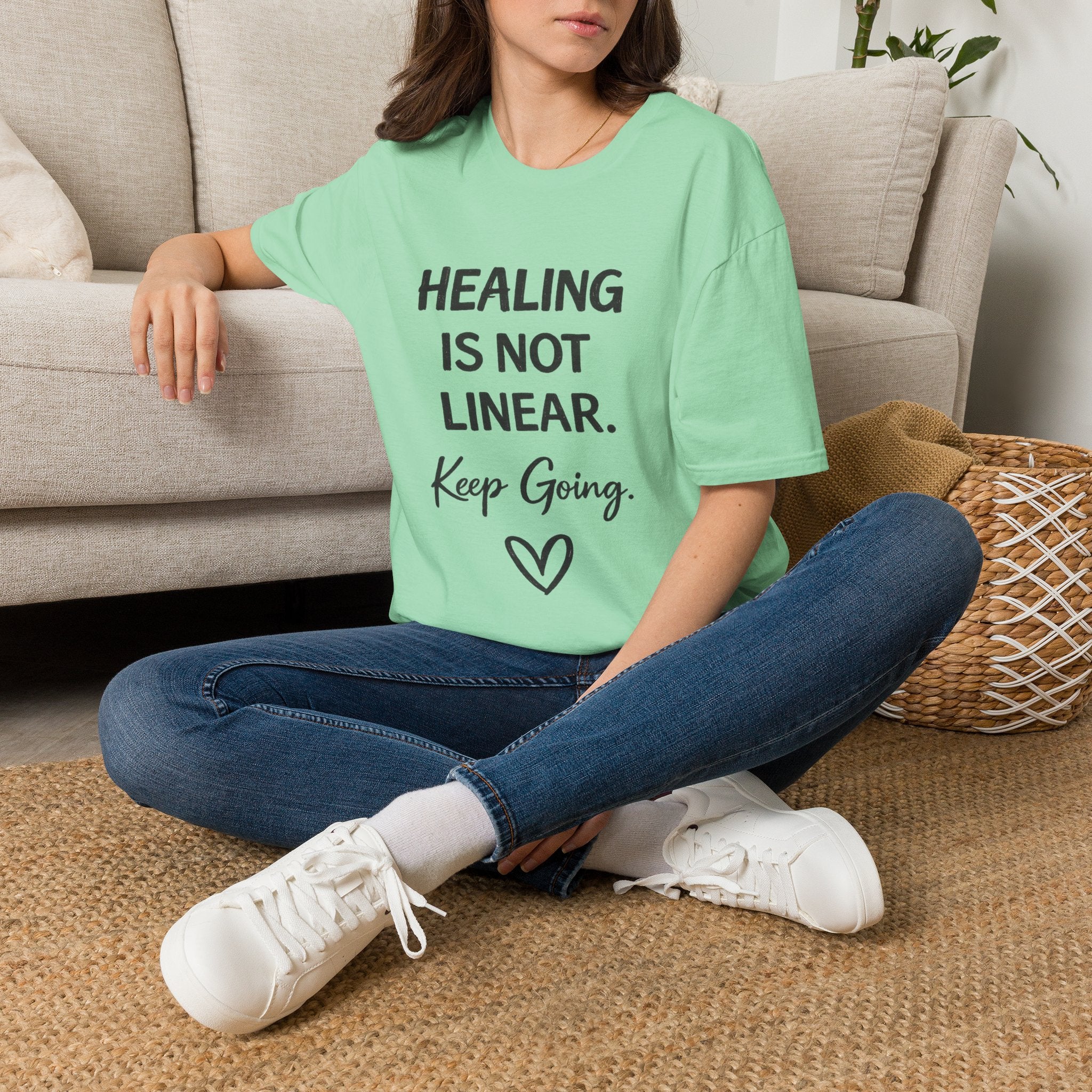 Healing Is Not Linear T-Shirt | NUCCI™ Healing Journey Collection