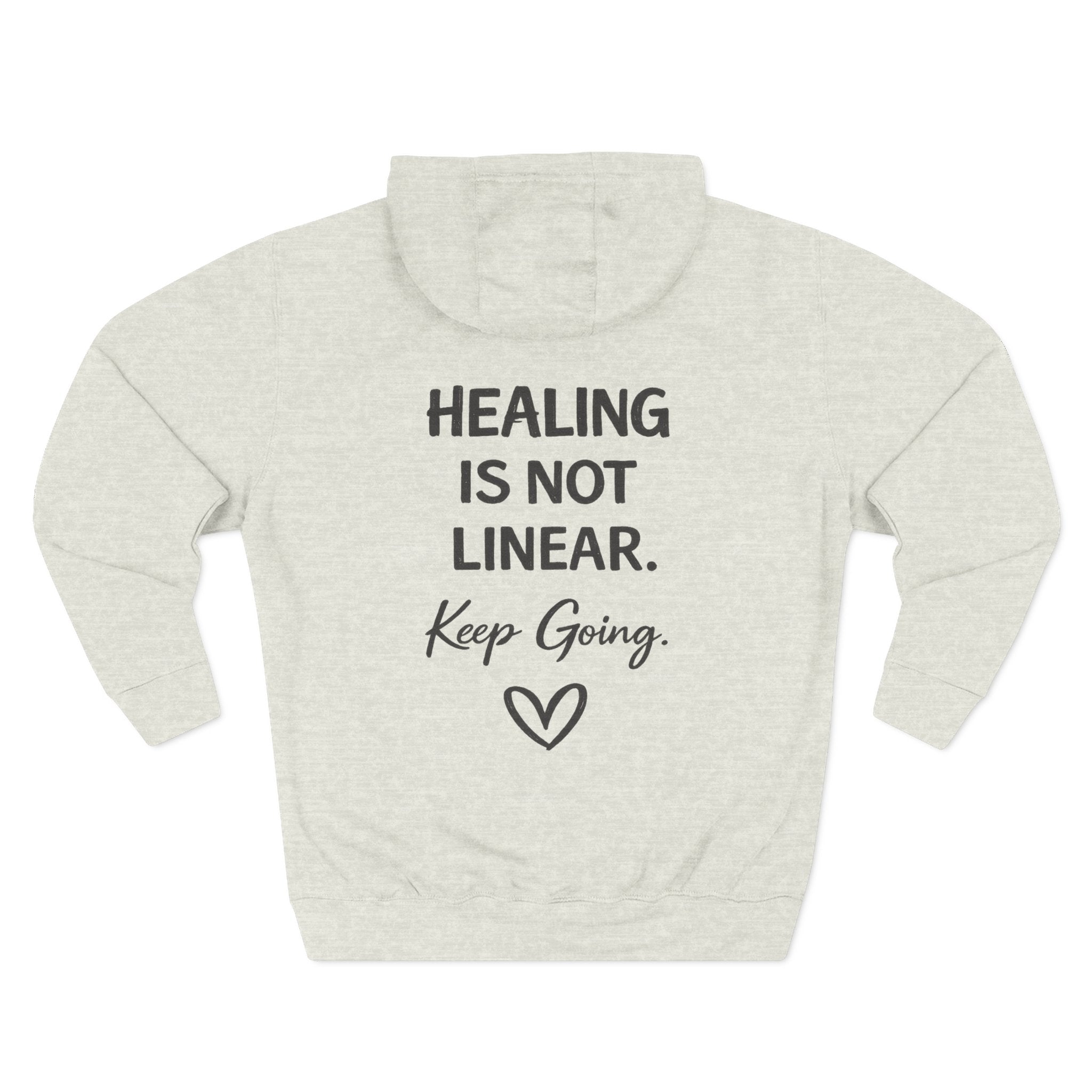 Healing Is Not Linear Hoodie | NUCCI™ Beautifully Broken Collection