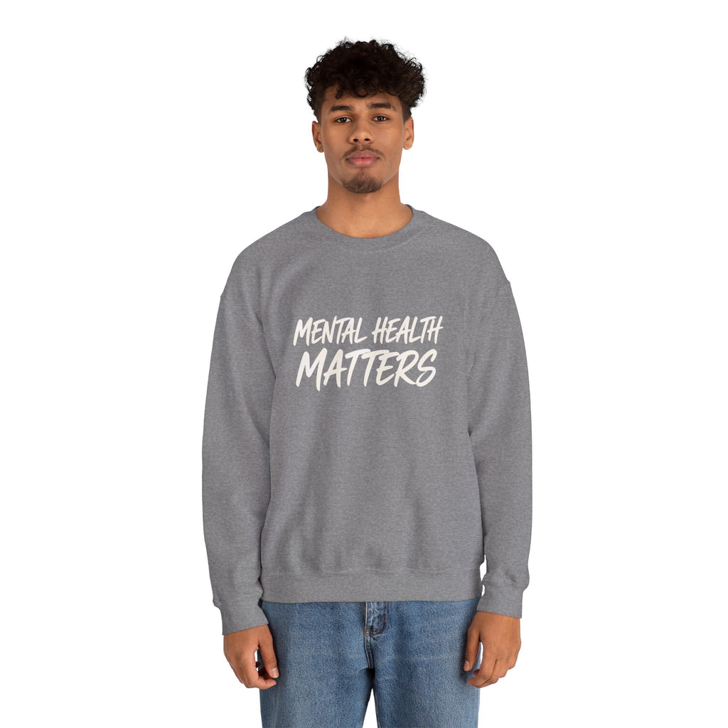 Mental Health Matters Sweatshirt | Unisex Mental Health Awareness Crewneck