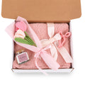 You Matter Self-Care Gift Set | Candle, Blanket & Crochet Flowers