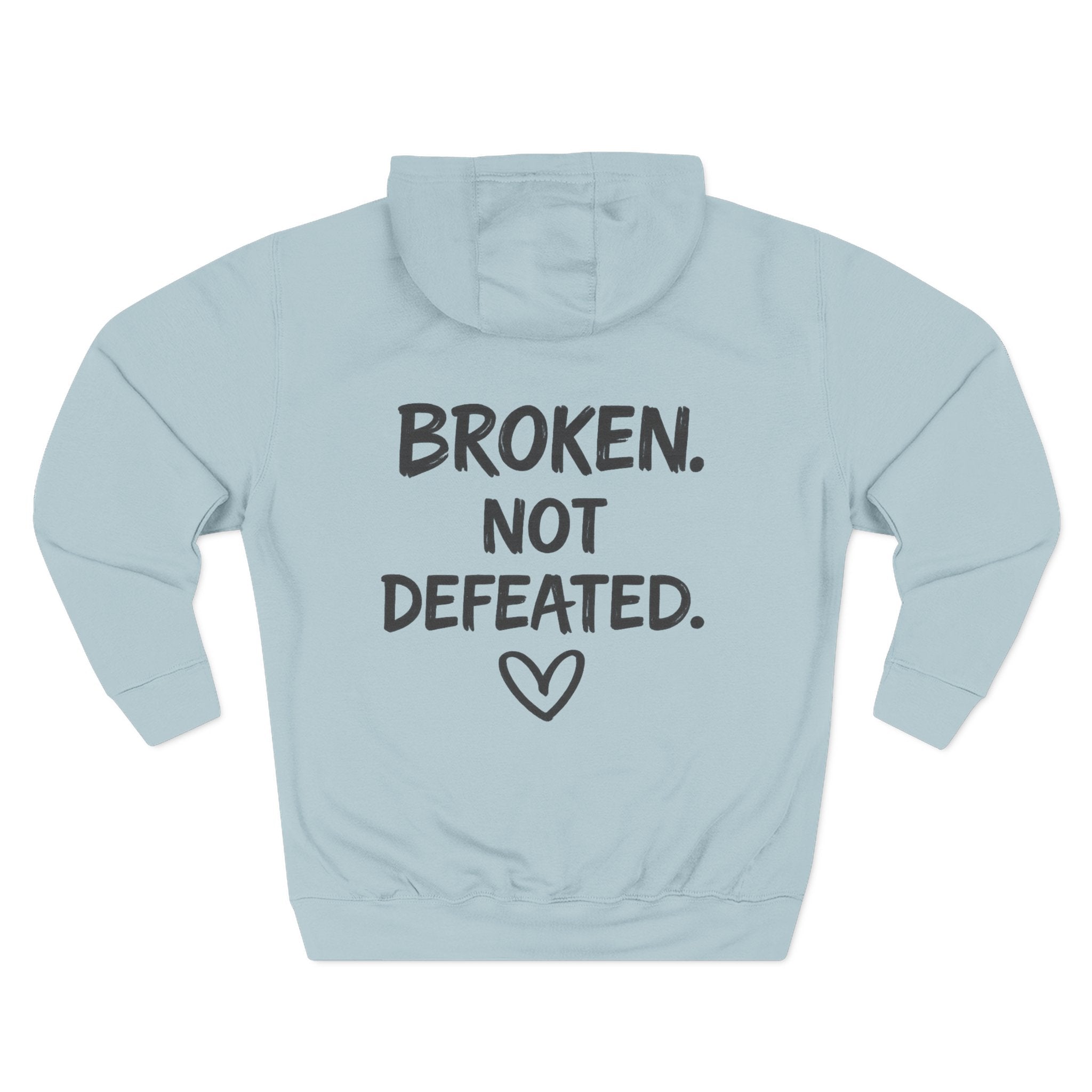 Broken Not Defeated Hoodie | NUCCI™ Beautifully Broken Collection