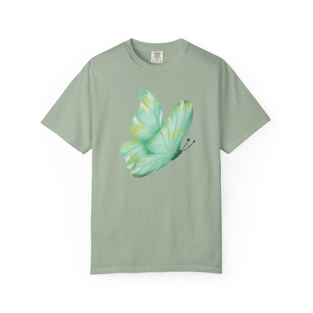 Pastel Watercolor Butterfly Graphic Tee | Comfort Colors® 1717 | NUCCI™ Signature Collection