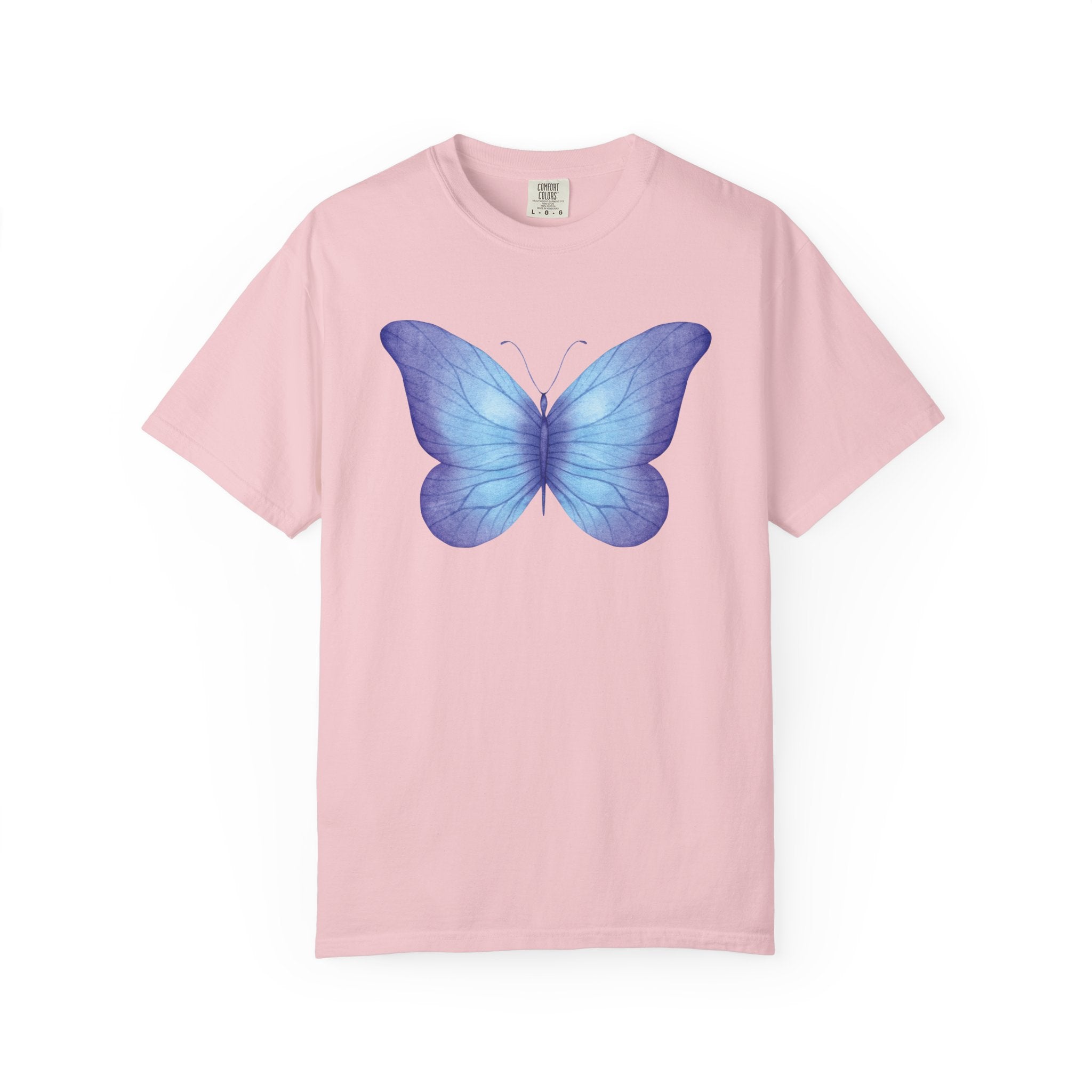 Pastel Watercolor Butterfly Graphic Tee | Comfort Colors® 1717 | NUCCI™ Signature Collection