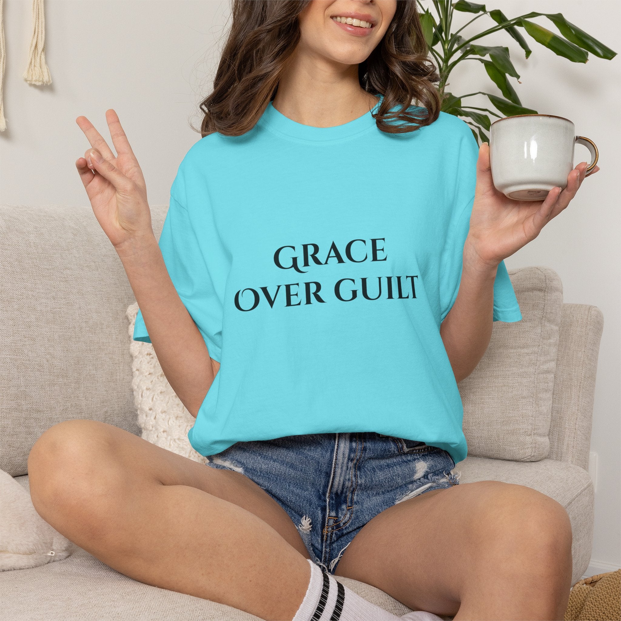 Grace Over Guilt T-Shirt — Mental Health & Healing Tee